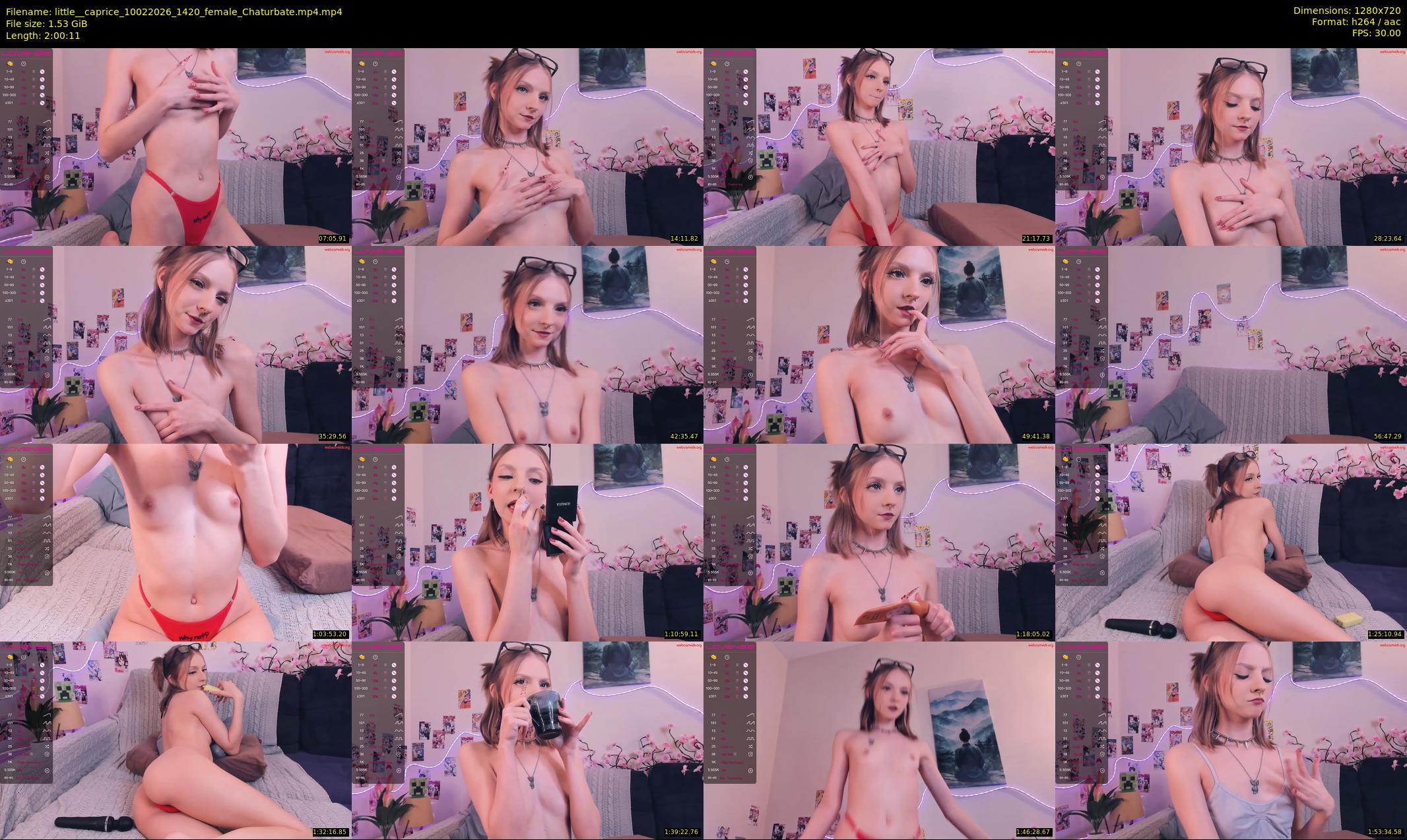 little__caprice — 121 minute Chaturbate female cam show recording, 720p, Feb 10, 2026