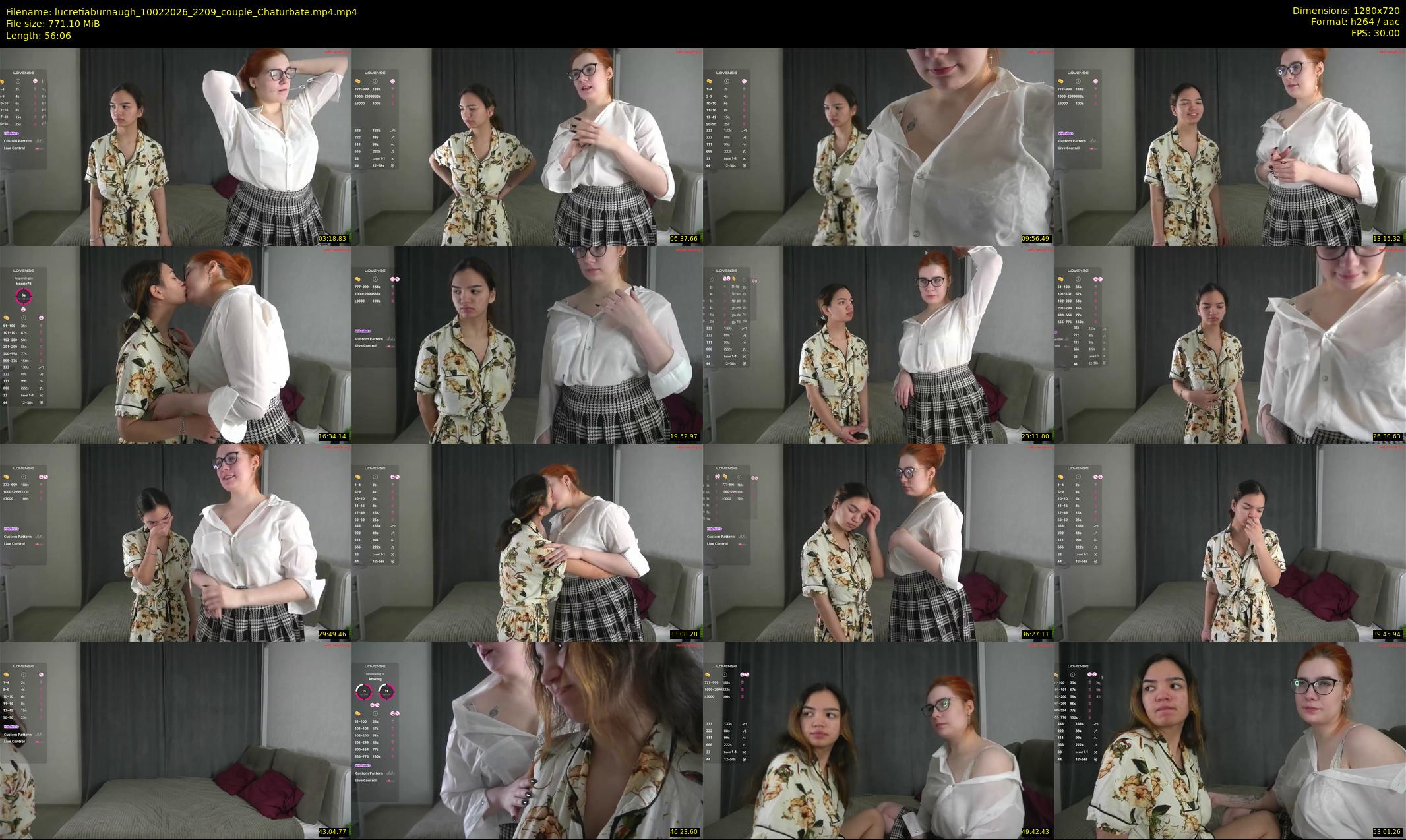 lucretiaburnaugh — 57 minute Chaturbate couple cam show recording, 720p, Feb 10, 2026