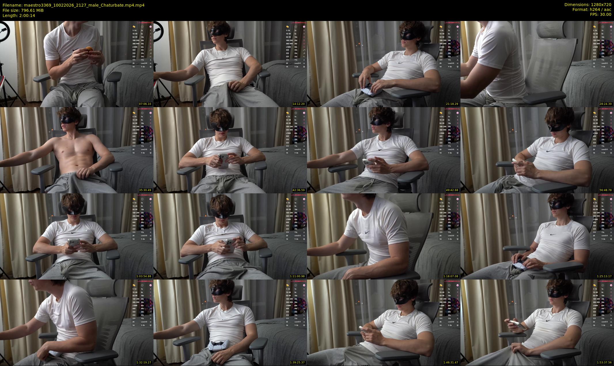maestro3369 — 121 minute Chaturbate male cam show recording, 720p, Feb 10, 2026