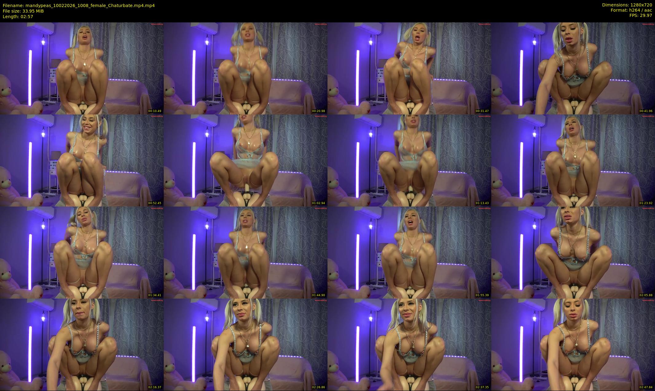 mandypeas — 3 minute Chaturbate female cam show recording, 720p, Feb 10, 2026