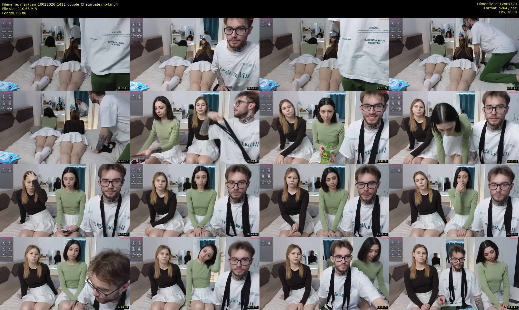 mar7gan — 10 minute Chaturbate couple cam show recording, 720p, Feb 10, 2026