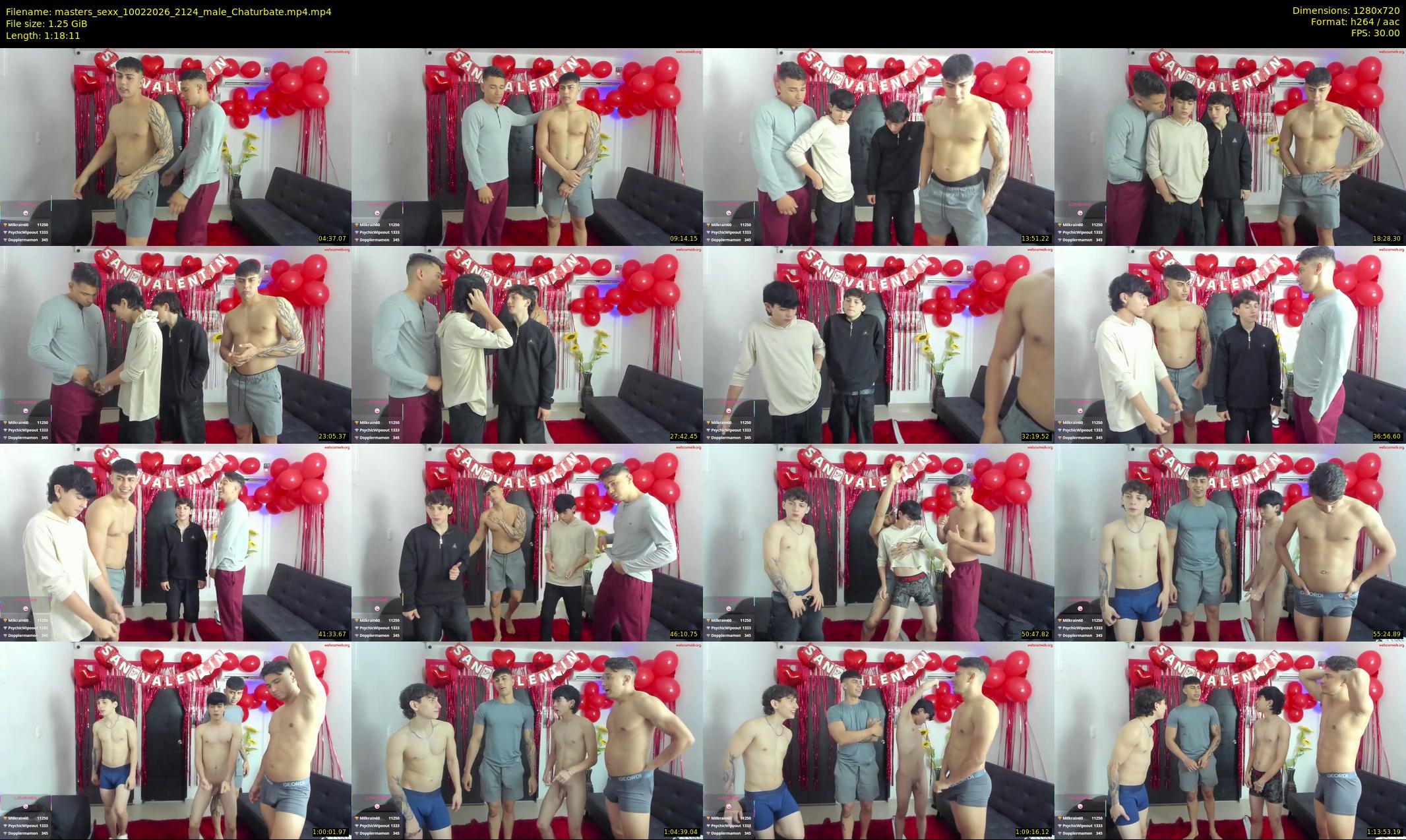 masters_sexx — 79 minute Chaturbate male cam show recording, 720p, Feb 10, 2026