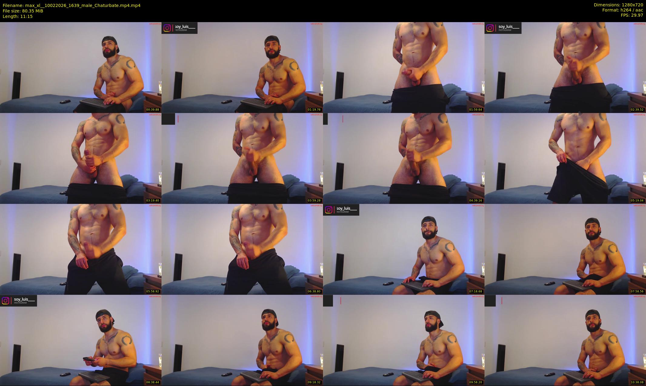 max_xl_ — 12 minute Chaturbate male cam show recording, 720p, Feb 10, 2026