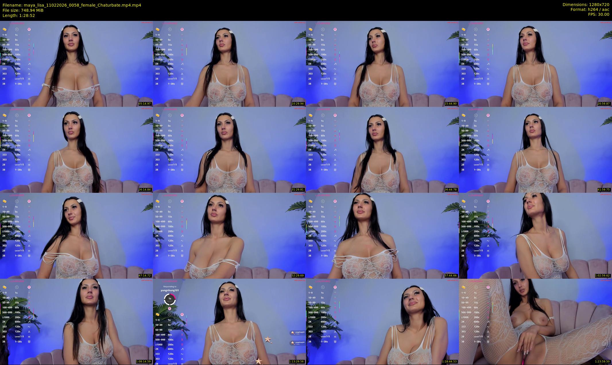maya_lisa — 89 minute Chaturbate female cam show recording, 720p, Feb 11, 2026