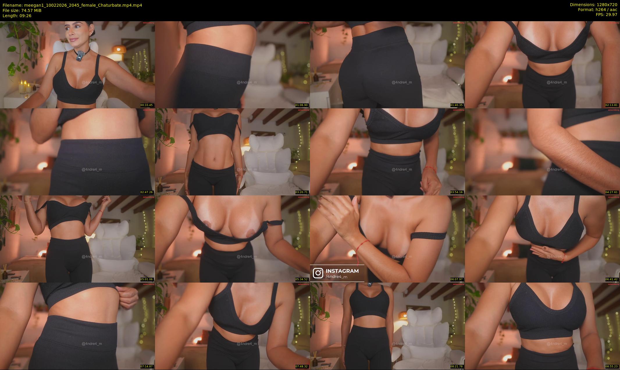 meegan1 — 10 minute Chaturbate female cam show recording, 720p, Feb 10, 2026