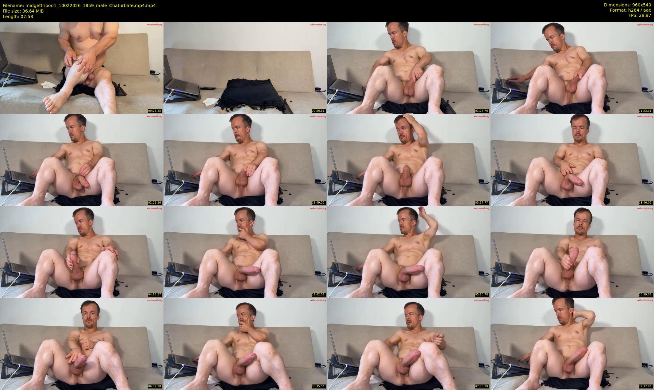 midgettripod1 — 8 minute Chaturbate male cam show recording, 480p, Feb 10, 2026