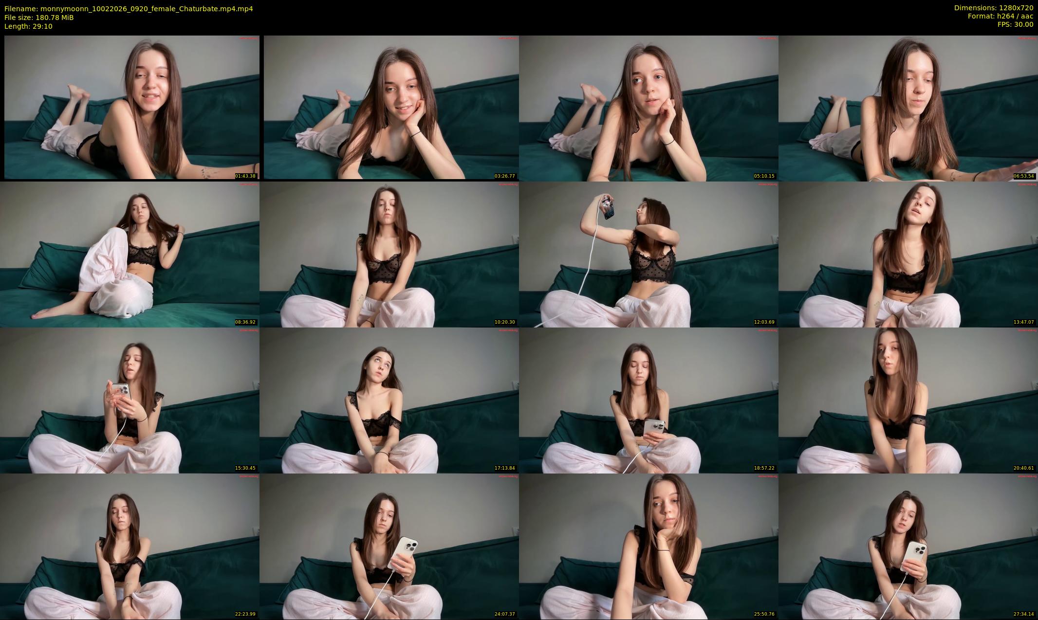 monnymoonn — 30 minute Chaturbate female cam show recording, 720p, Feb 10, 2026