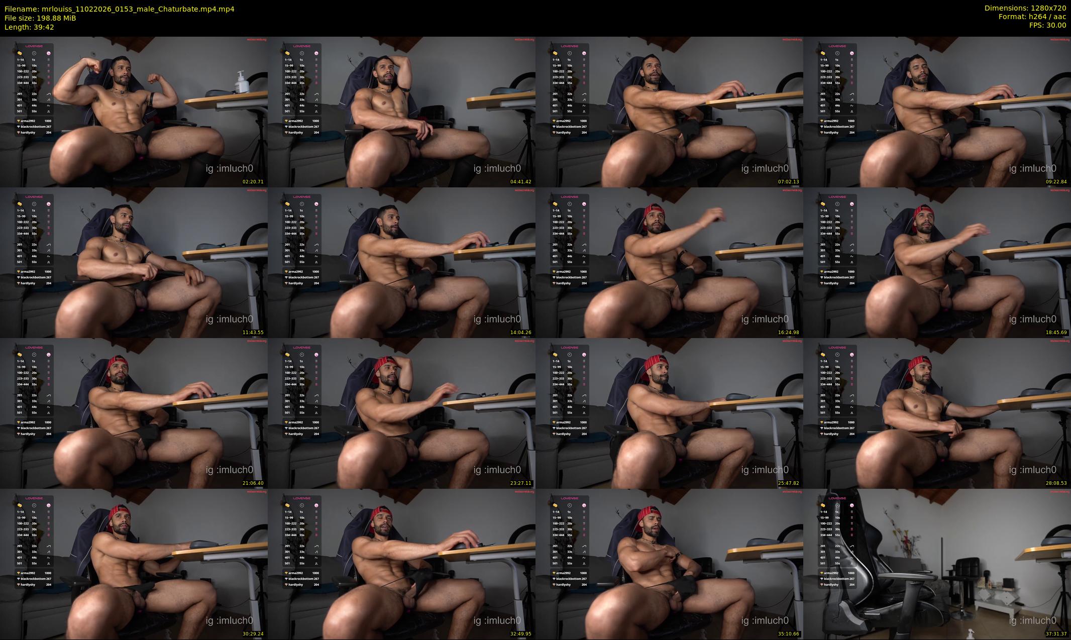 mrlouiss — 40 minute Chaturbate male cam show recording, 720p, Feb 11, 2026
