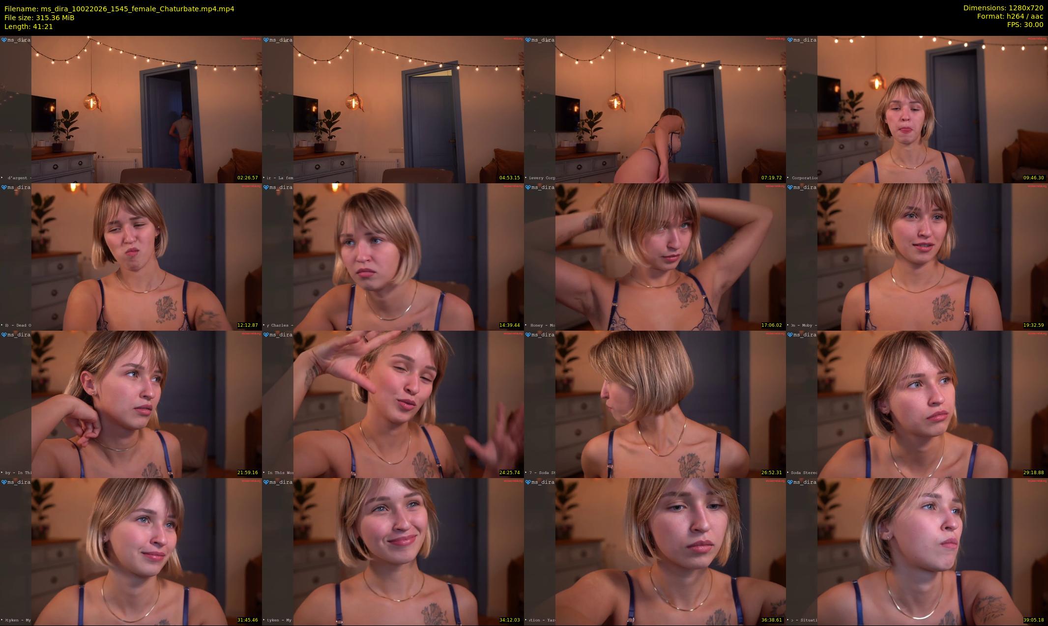 ms_dira — 42 minute Chaturbate female cam show recording, 720p, Feb 10, 2026