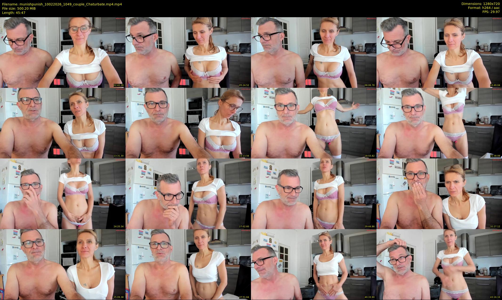 munishpunish — 46 minute Chaturbate couple cam show recording, 720p, Feb 10, 2026