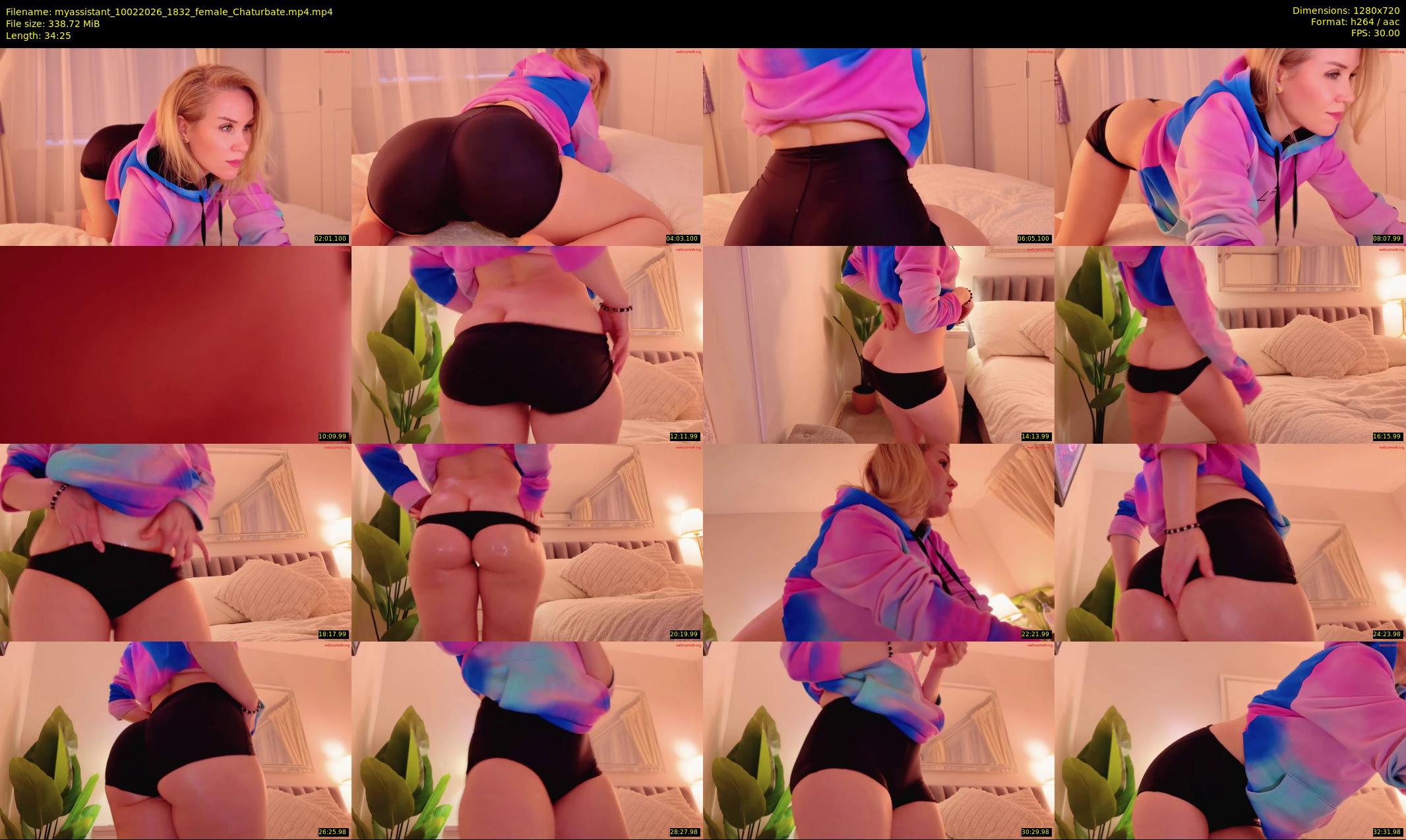 myassistant — 35 minute Chaturbate female cam show recording, 720p, Feb 10, 2026
