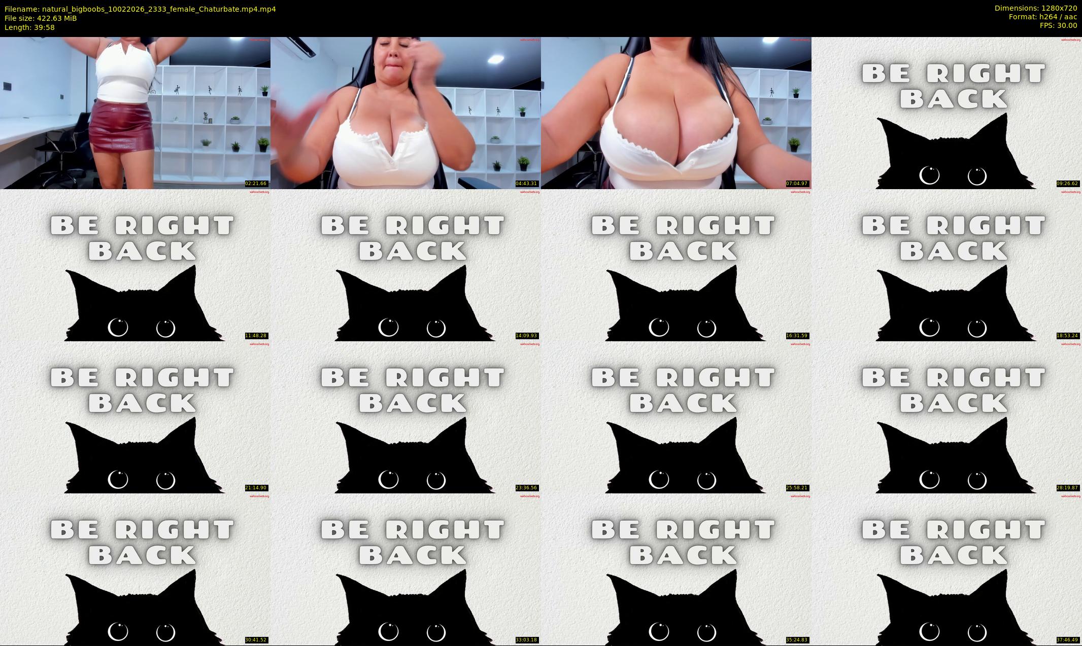natural_bigboobs — 40 minute Chaturbate female cam show recording, 720p, Feb 10, 2026