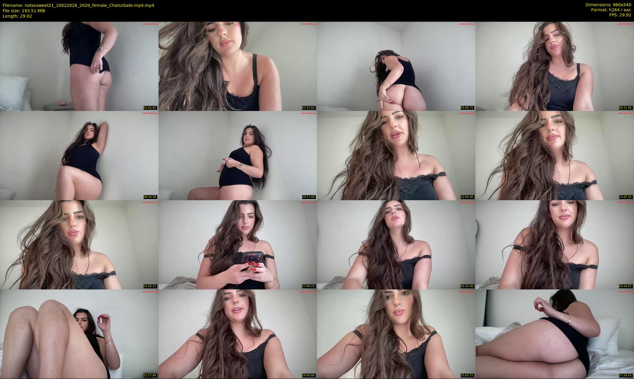 notsosweet21 — 30 minute Chaturbate female cam show recording, 480p, Feb 10, 2026