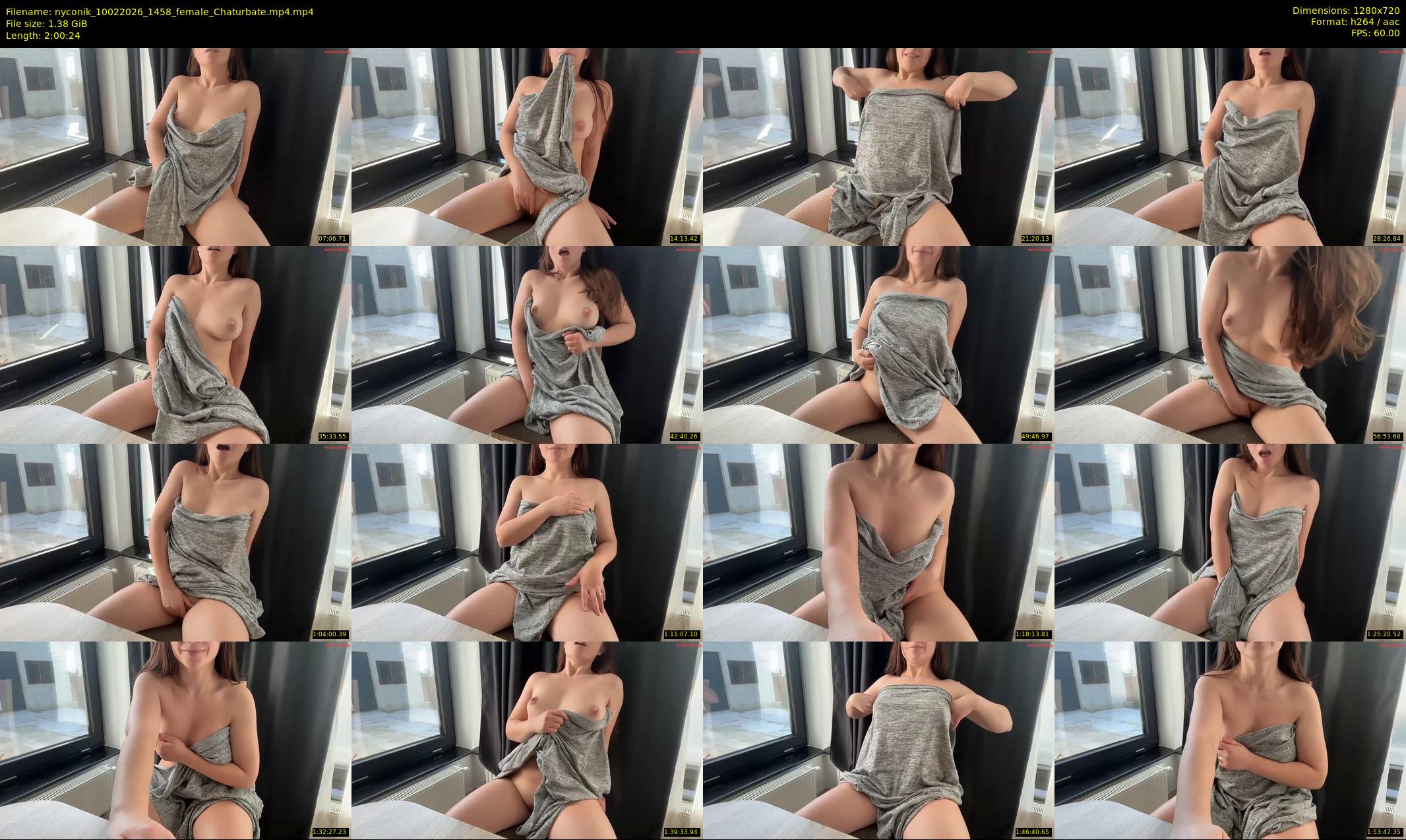 nyconik — 121 minute Chaturbate female cam show recording, 720p, Feb 10, 2026