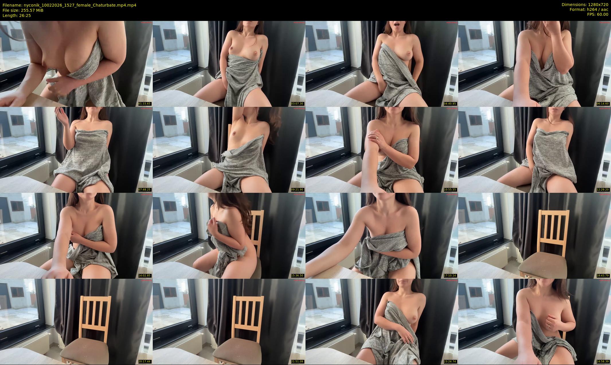 nyconik — 27 minute Chaturbate female cam show recording, 720p, Feb 10, 2026