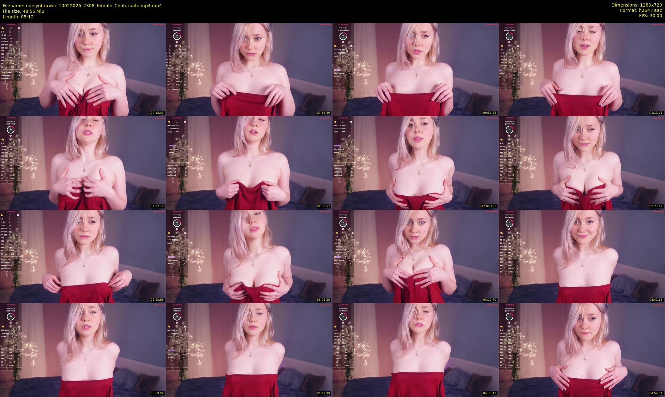 odelynbrower — 6 minute Chaturbate female cam show recording, 720p, Feb 10, 2026