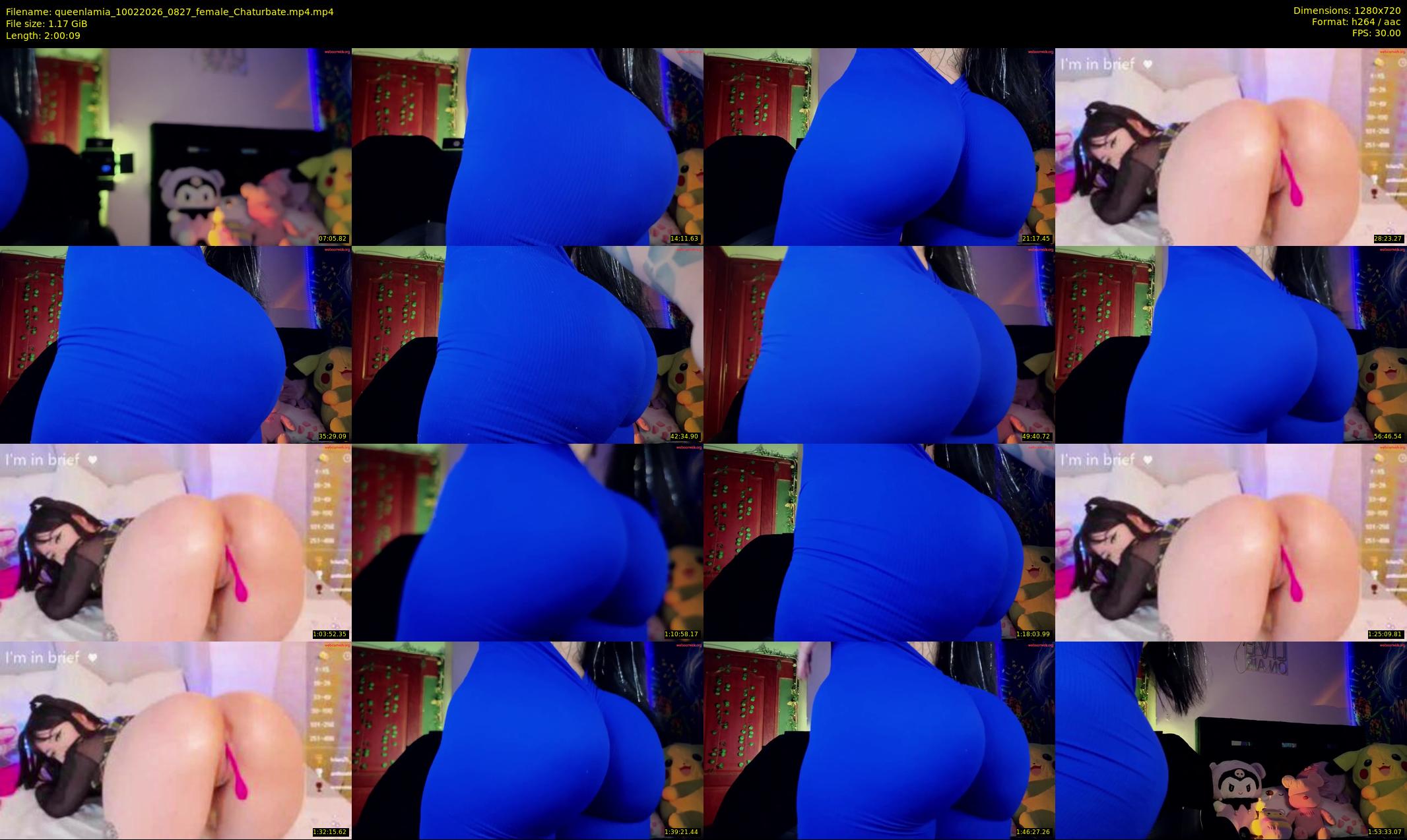 queenlamia — 121 minute Chaturbate female cam show recording, 720p, Feb 10, 2026