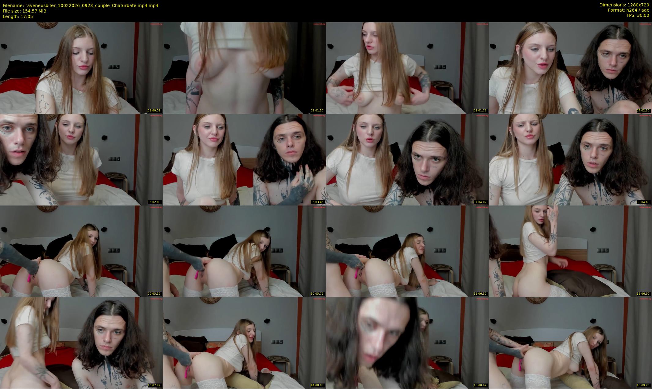 raveneusbiter — 18 minute Chaturbate couple cam show recording, 720p, Feb 10, 2026