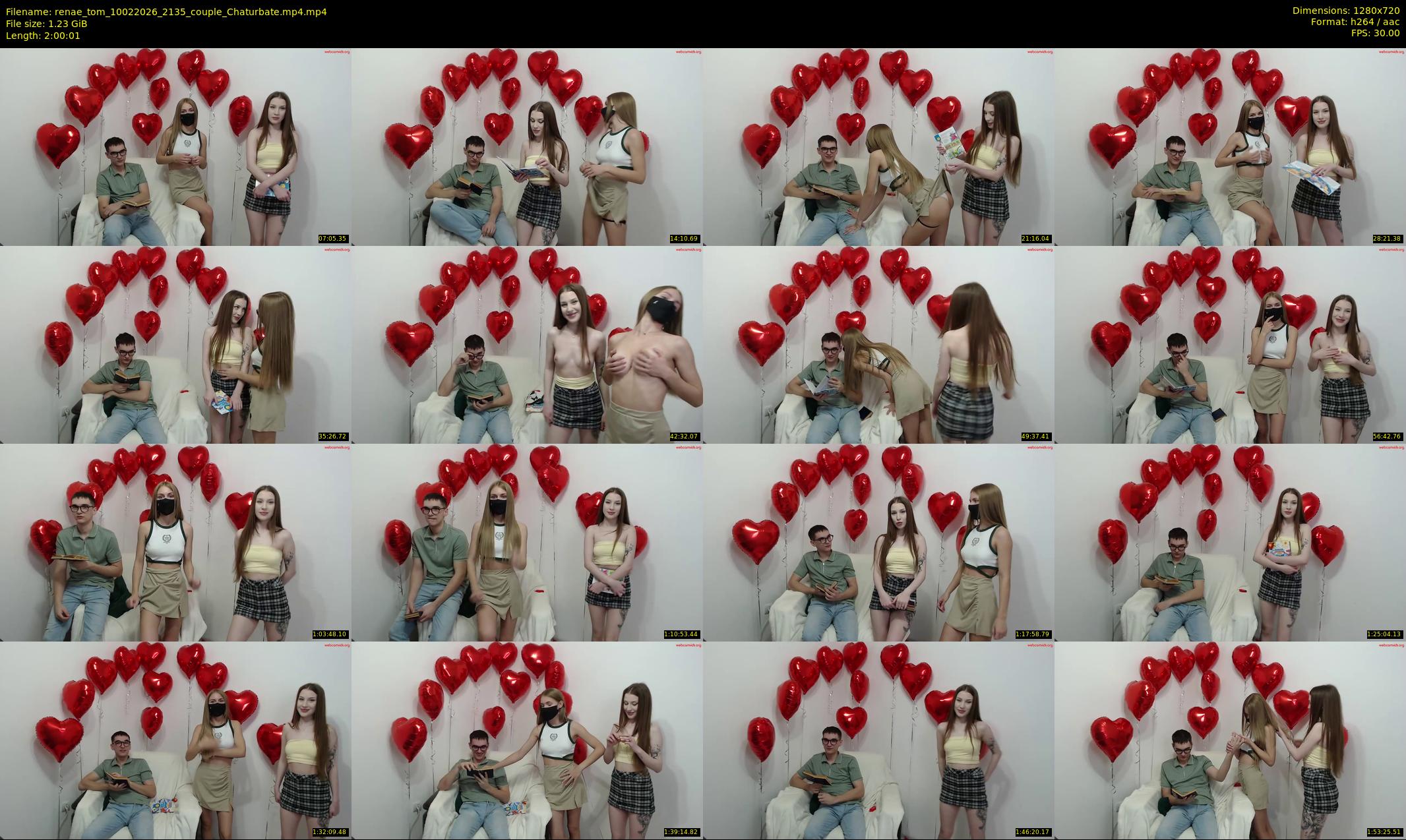 renae_tom — 121 minute Chaturbate couple cam show recording, 720p, Feb 10, 2026