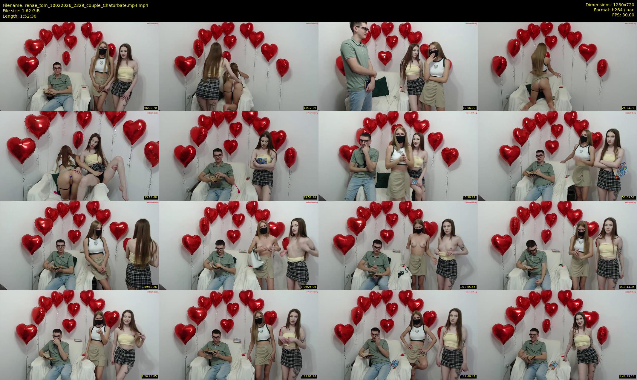 renae_tom — 113 minute Chaturbate couple cam show recording, 720p, Feb 10, 2026