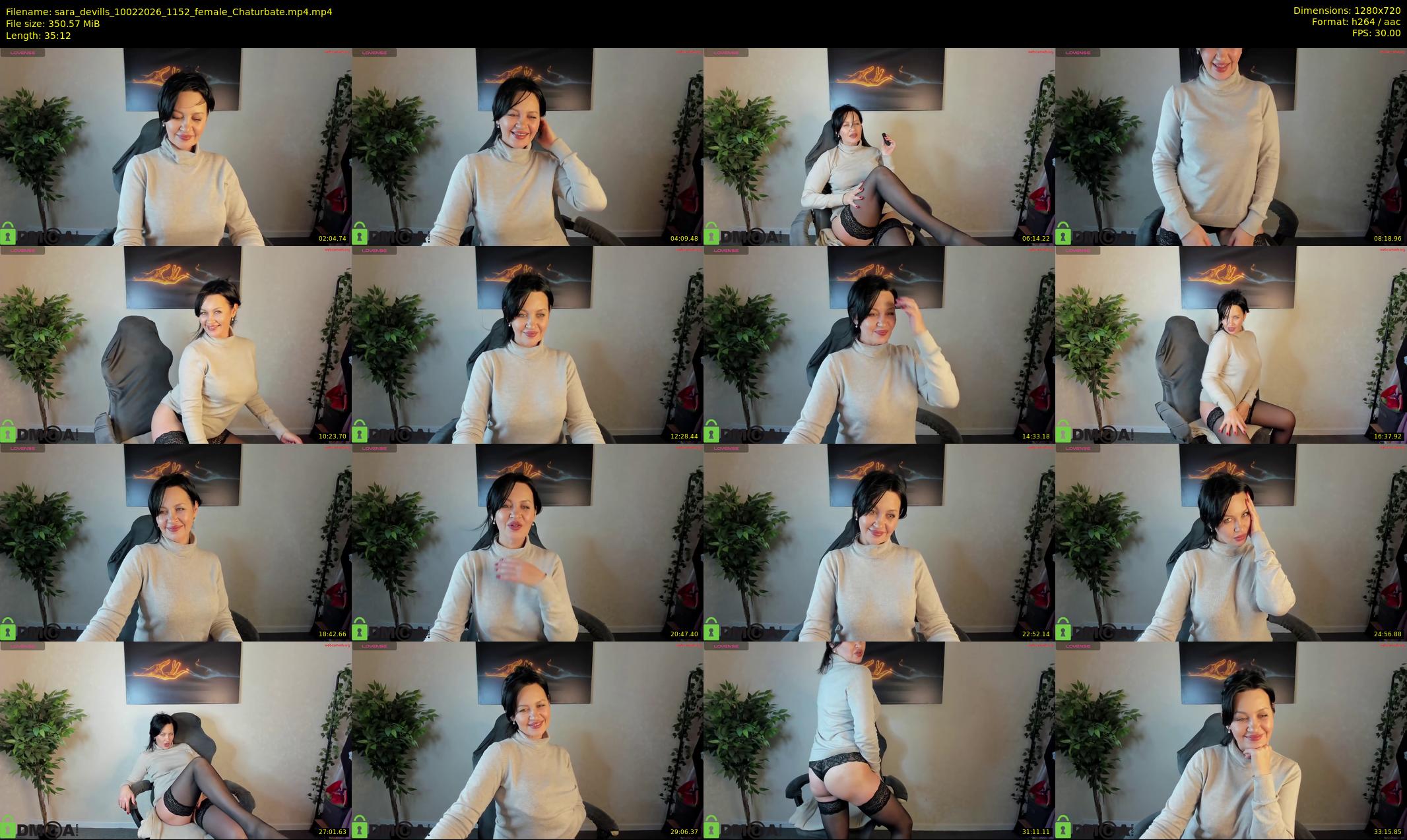 sara_devills — 36 minute Chaturbate female cam show recording, 720p, Feb 10, 2026