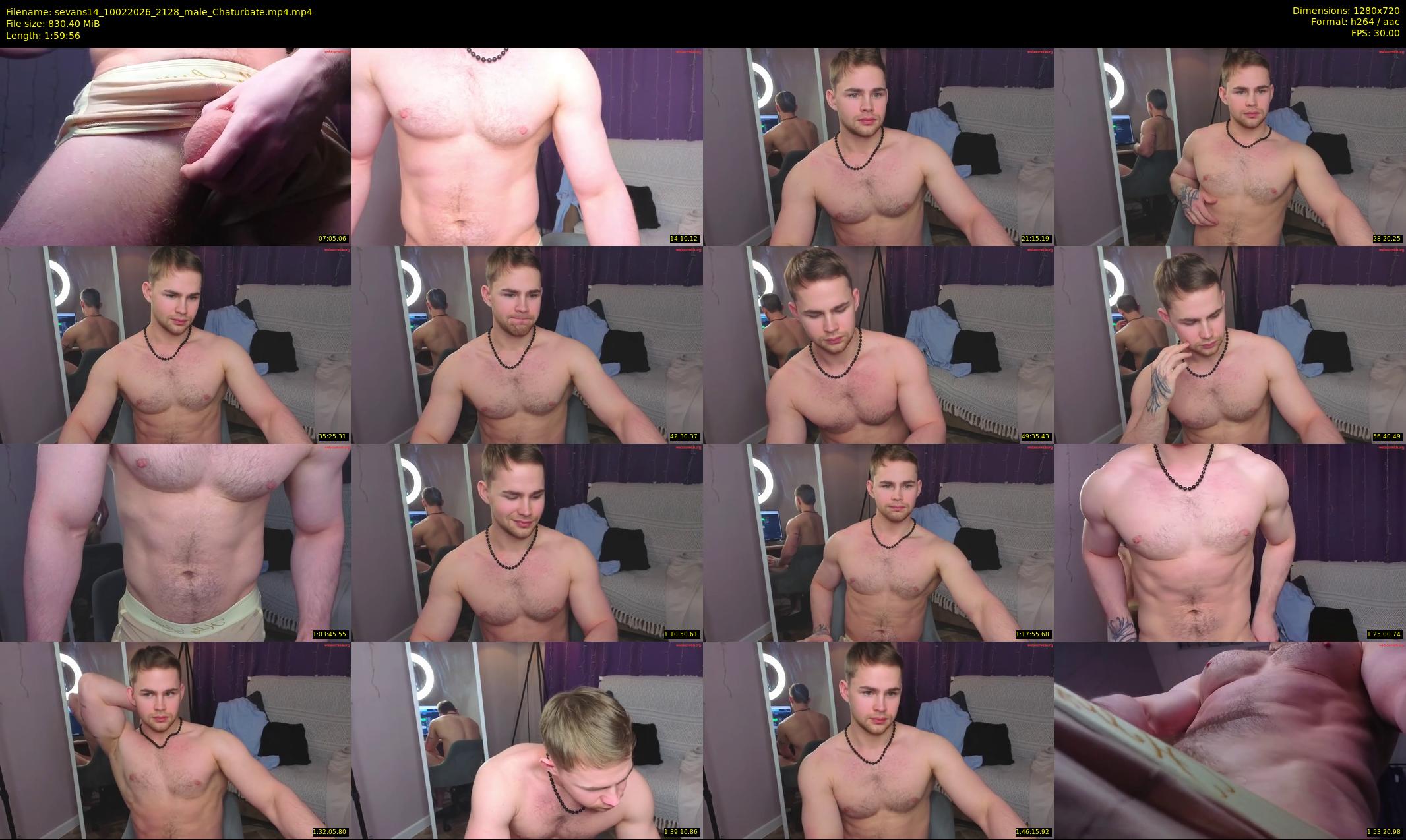 sevans14 — 120 minute Chaturbate male cam show recording, 720p, Feb 10, 2026