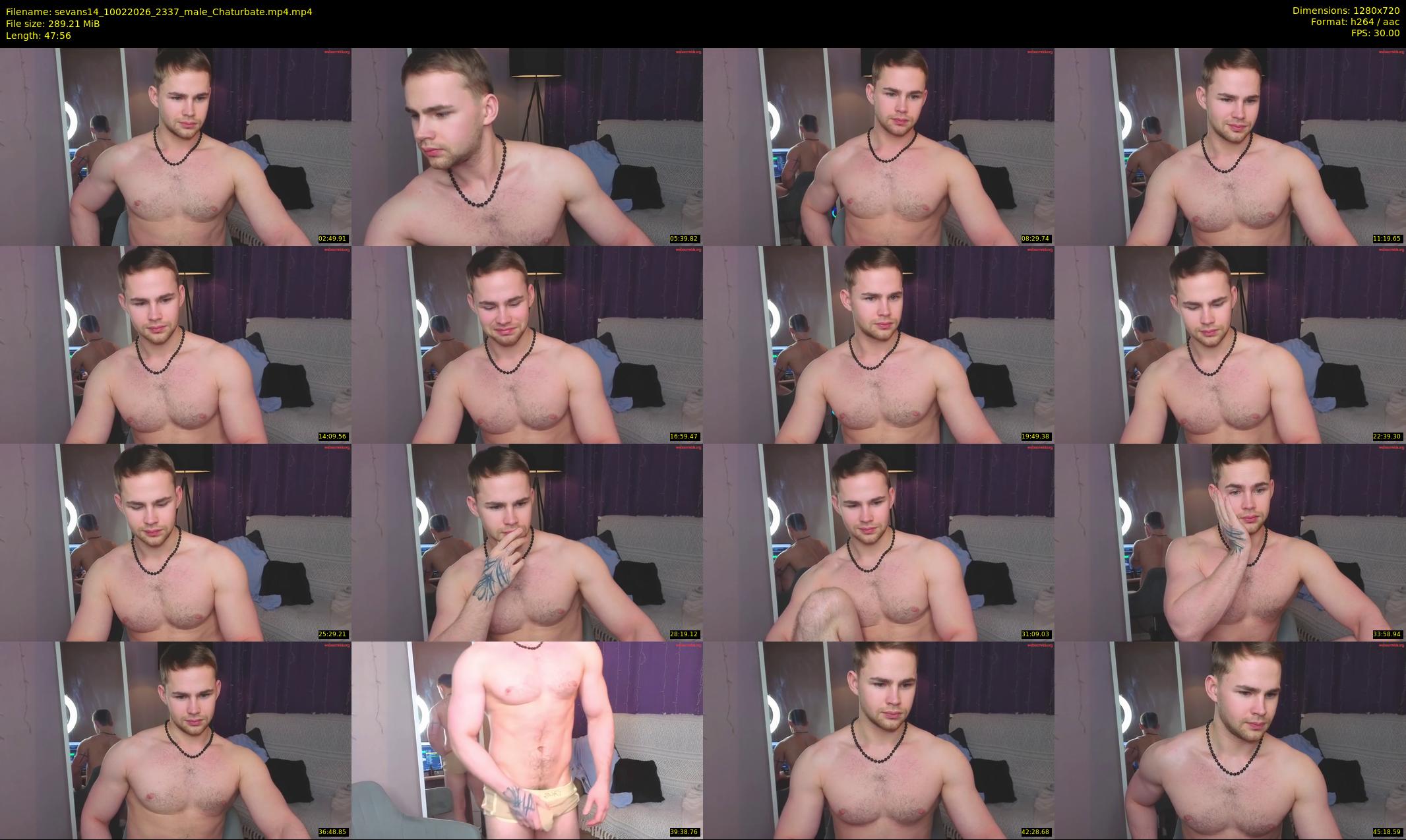 sevans14 — 48 minute Chaturbate male cam show recording, 720p, Feb 10, 2026