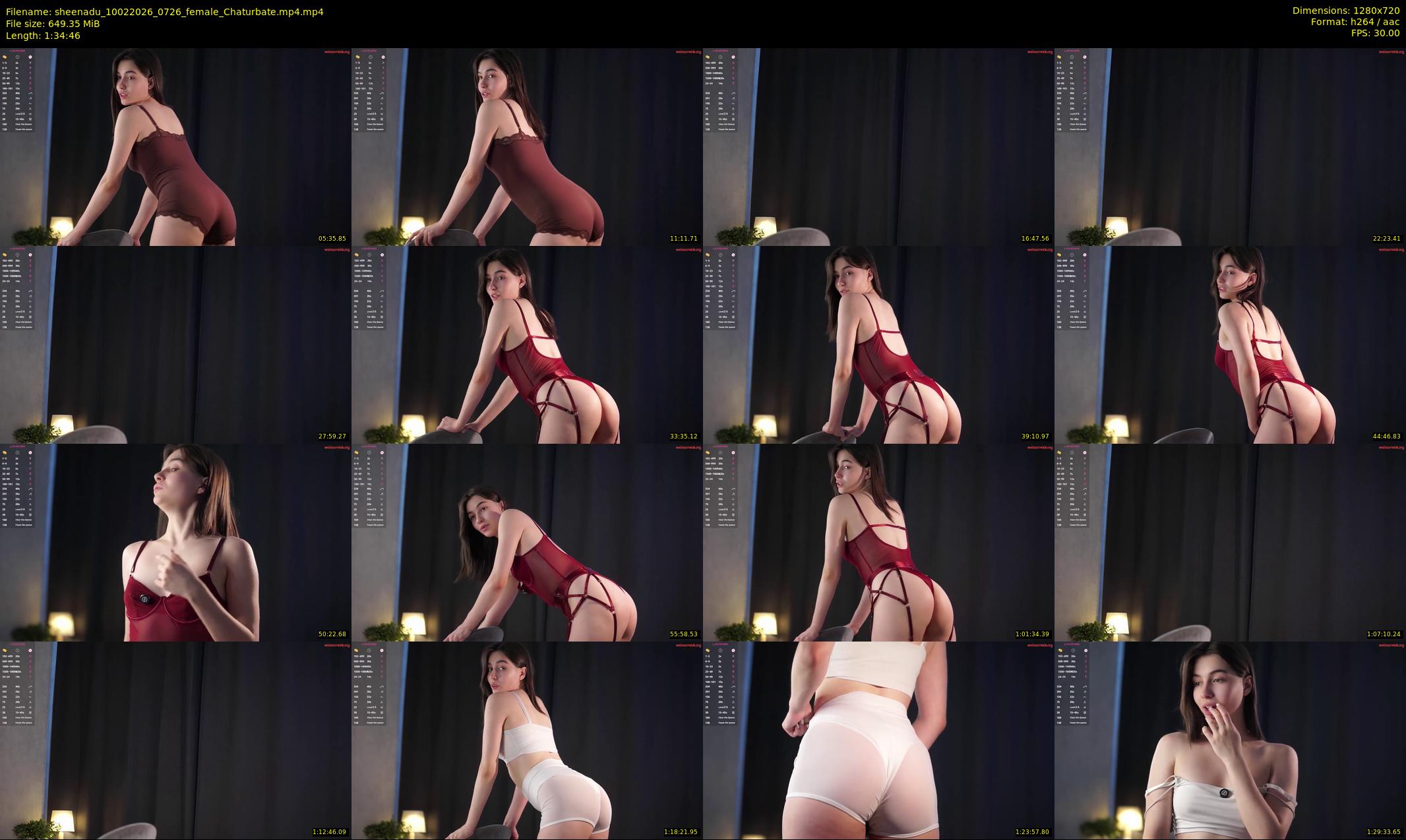 sheenadu — 95 minute Chaturbate female cam show recording, 720p, Feb 10, 2026