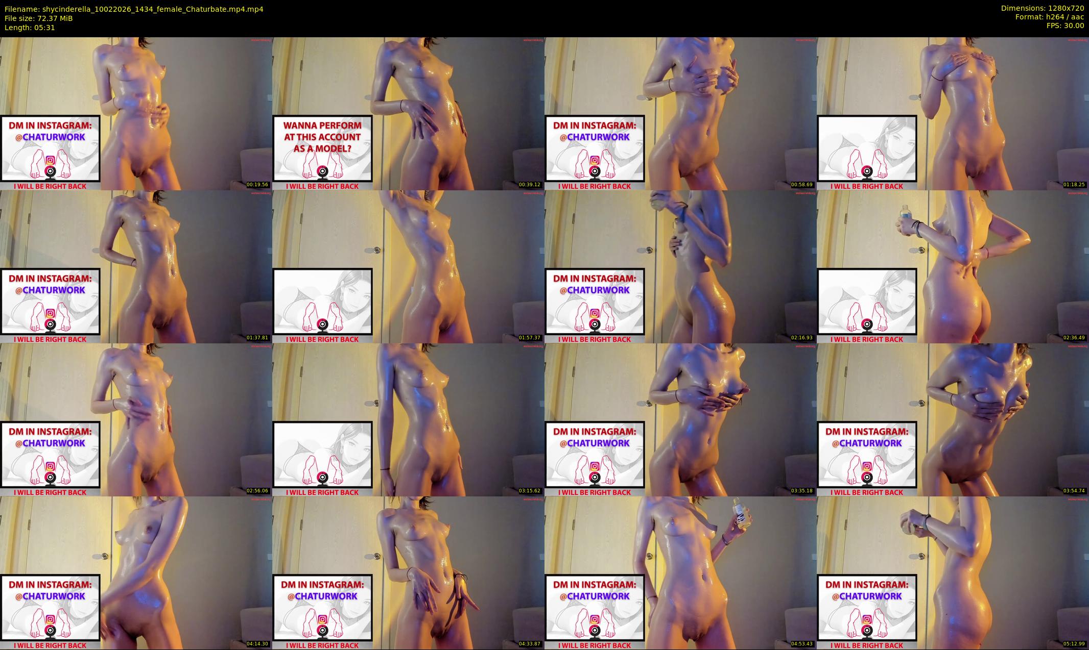 shycinderella — 6 minute Chaturbate female cam show recording, 720p, Feb 10, 2026