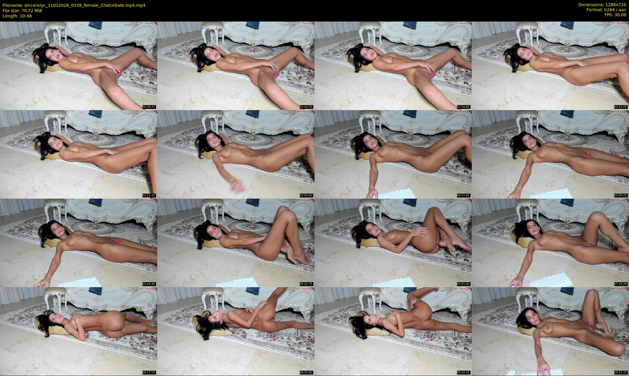 sincerelyc — 11 minute Chaturbate female cam show recording, 720p, Feb 11, 2026