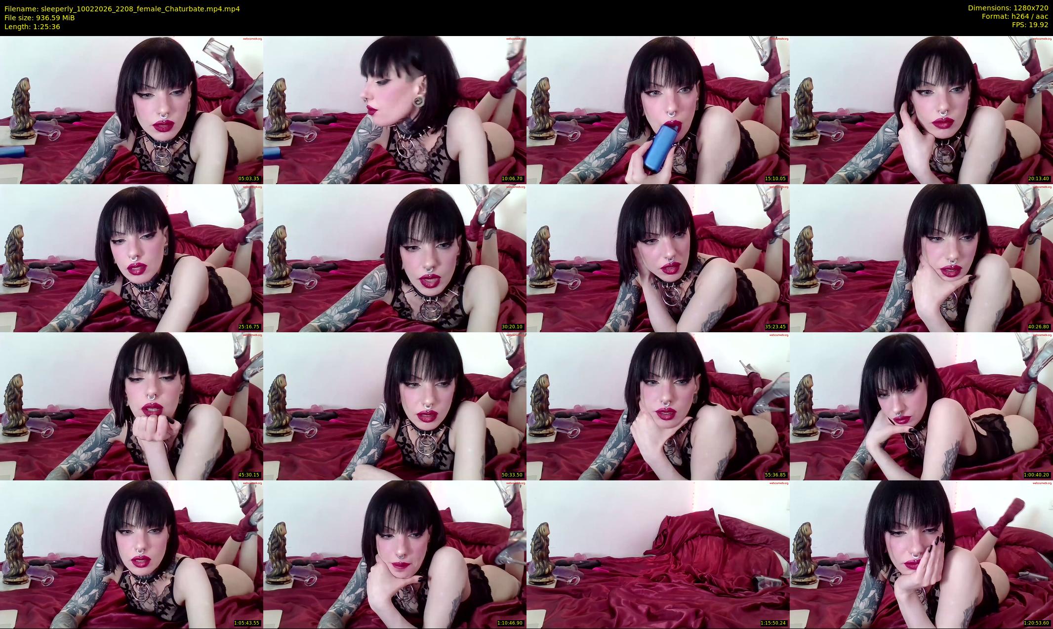 sleeperly — 86 minute Chaturbate female cam show recording, 720p, Feb 10, 2026