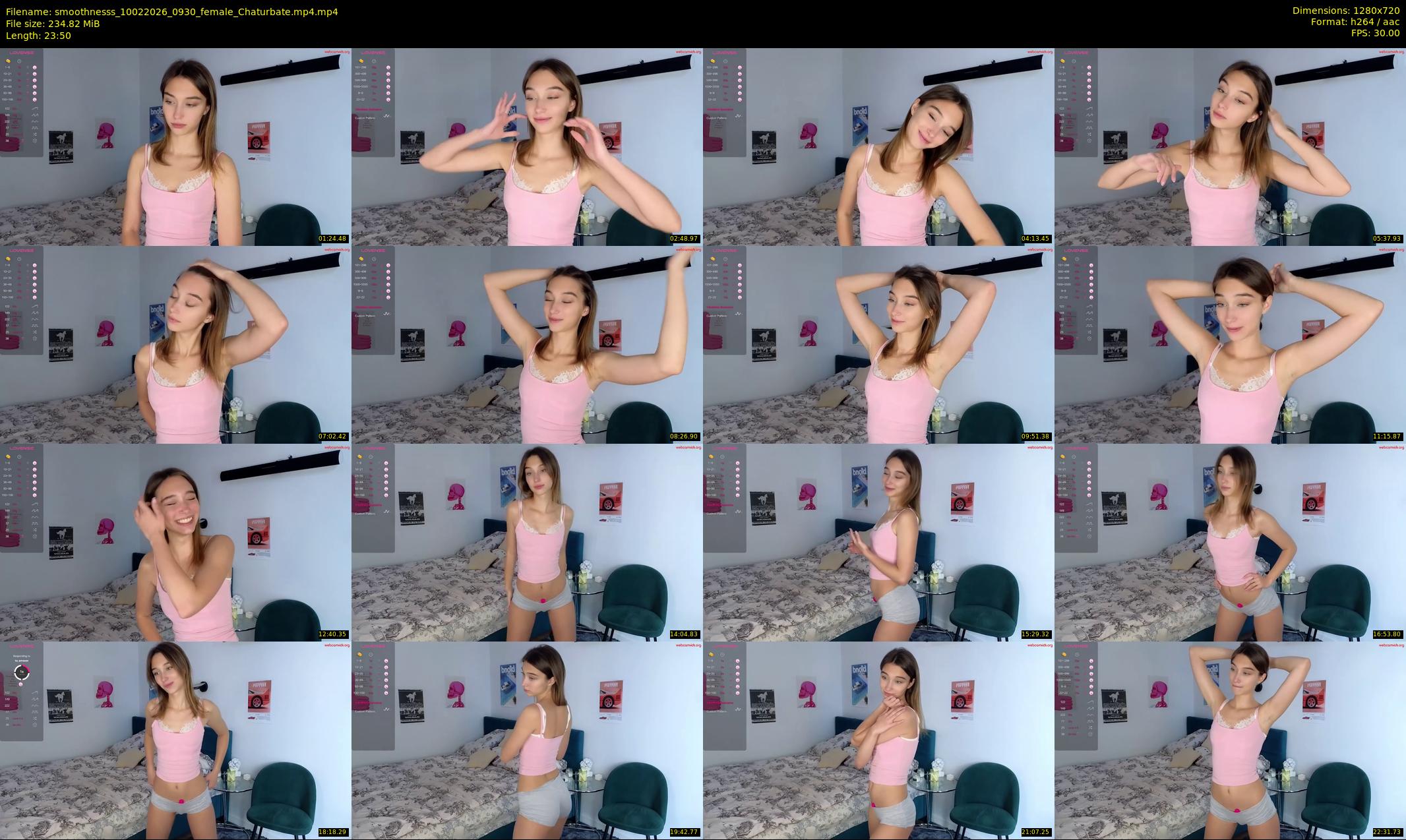 smoothnesss — 24 minute Chaturbate female cam show recording, 720p, Feb 10, 2026