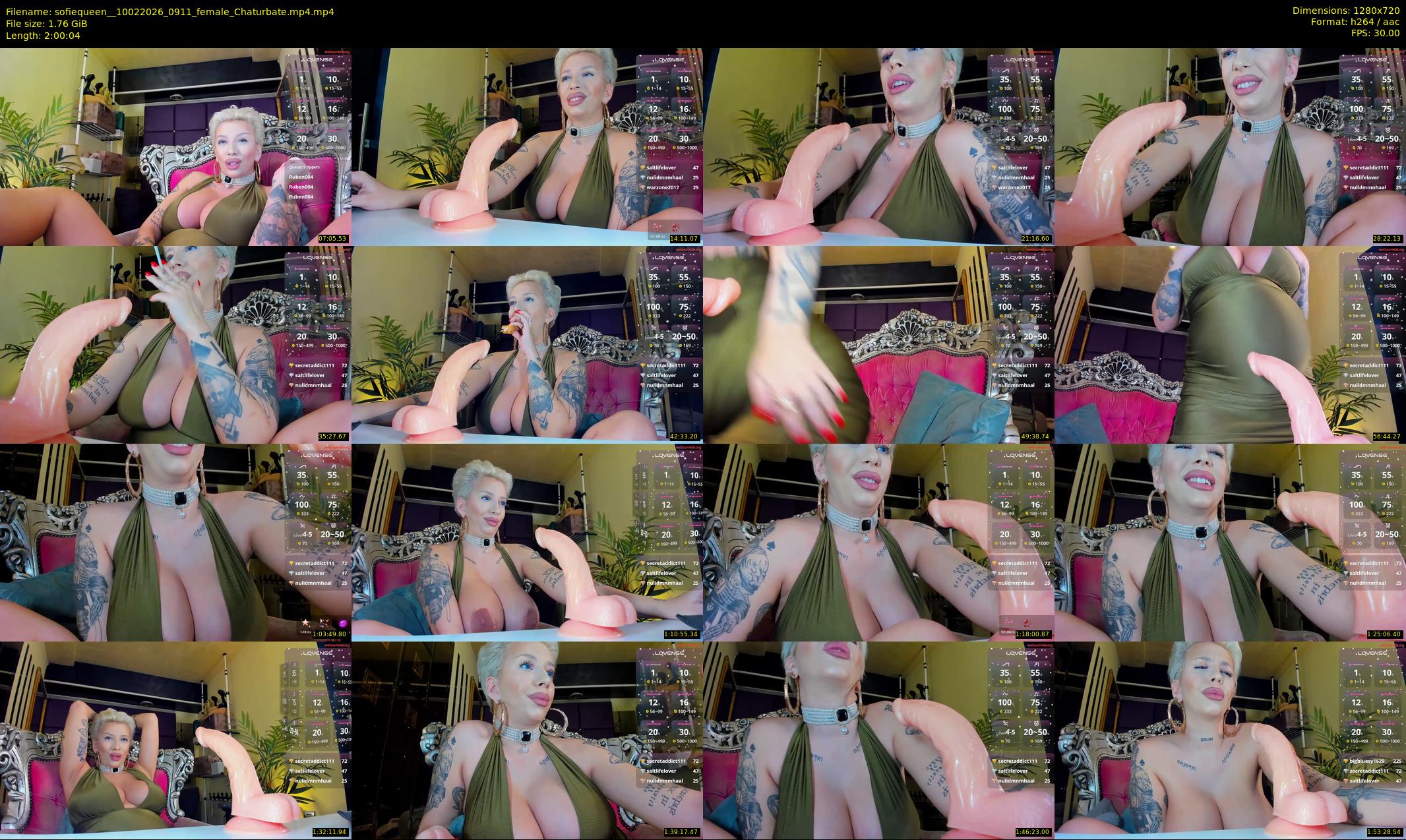 sofiequeen_ — 121 minute Chaturbate female cam show recording, 720p, Feb 10, 2026