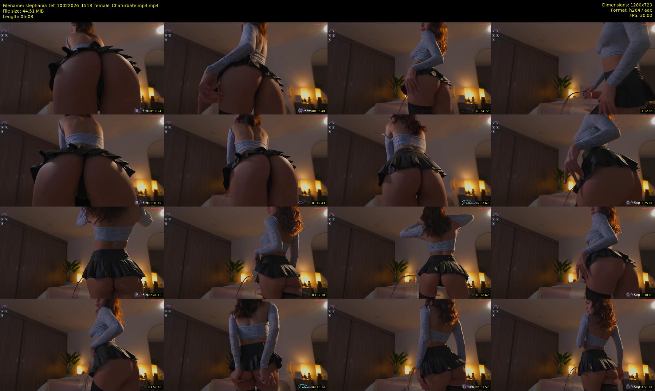 stephania_let — 6 minute Chaturbate female cam show recording, 720p, Feb 10, 2026