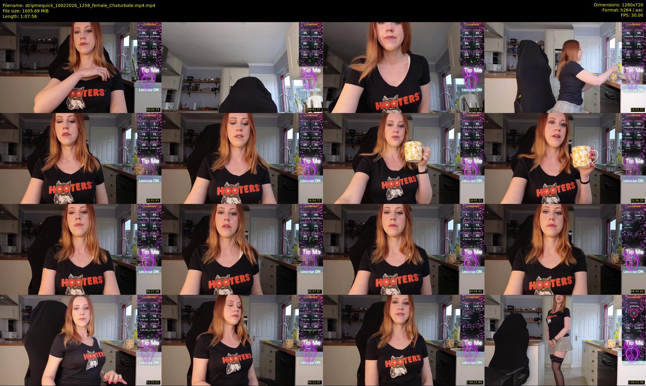 stripmequick — 68 minute Chaturbate female cam show recording, 720p, Feb 10, 2026