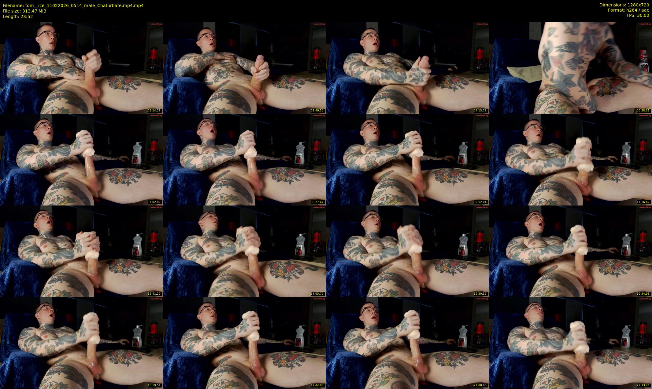 tom__ice — 24 minute Chaturbate male cam show recording, 720p, Feb 11, 2026