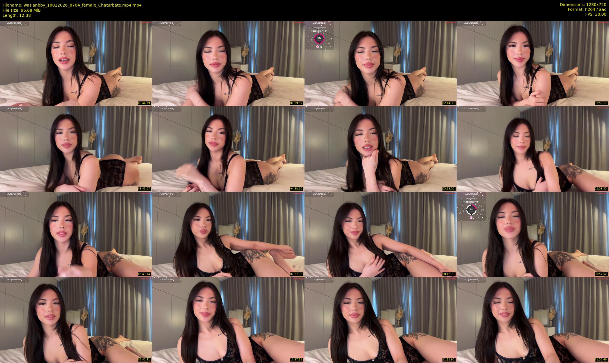 wasianbby — 13 minute Chaturbate female cam show recording, 720p, Feb 10, 2026