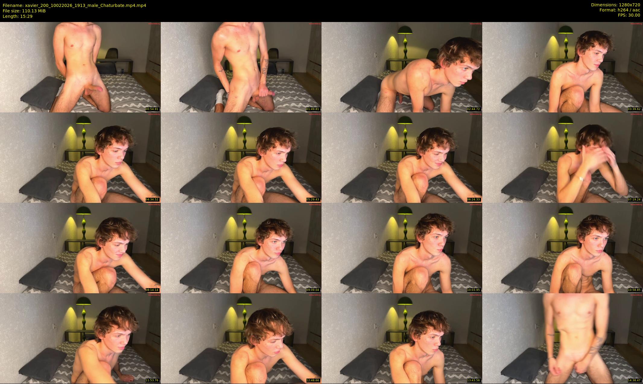 xavier_200 — 16 minute Chaturbate male cam show recording, 720p, Feb 10, 2026