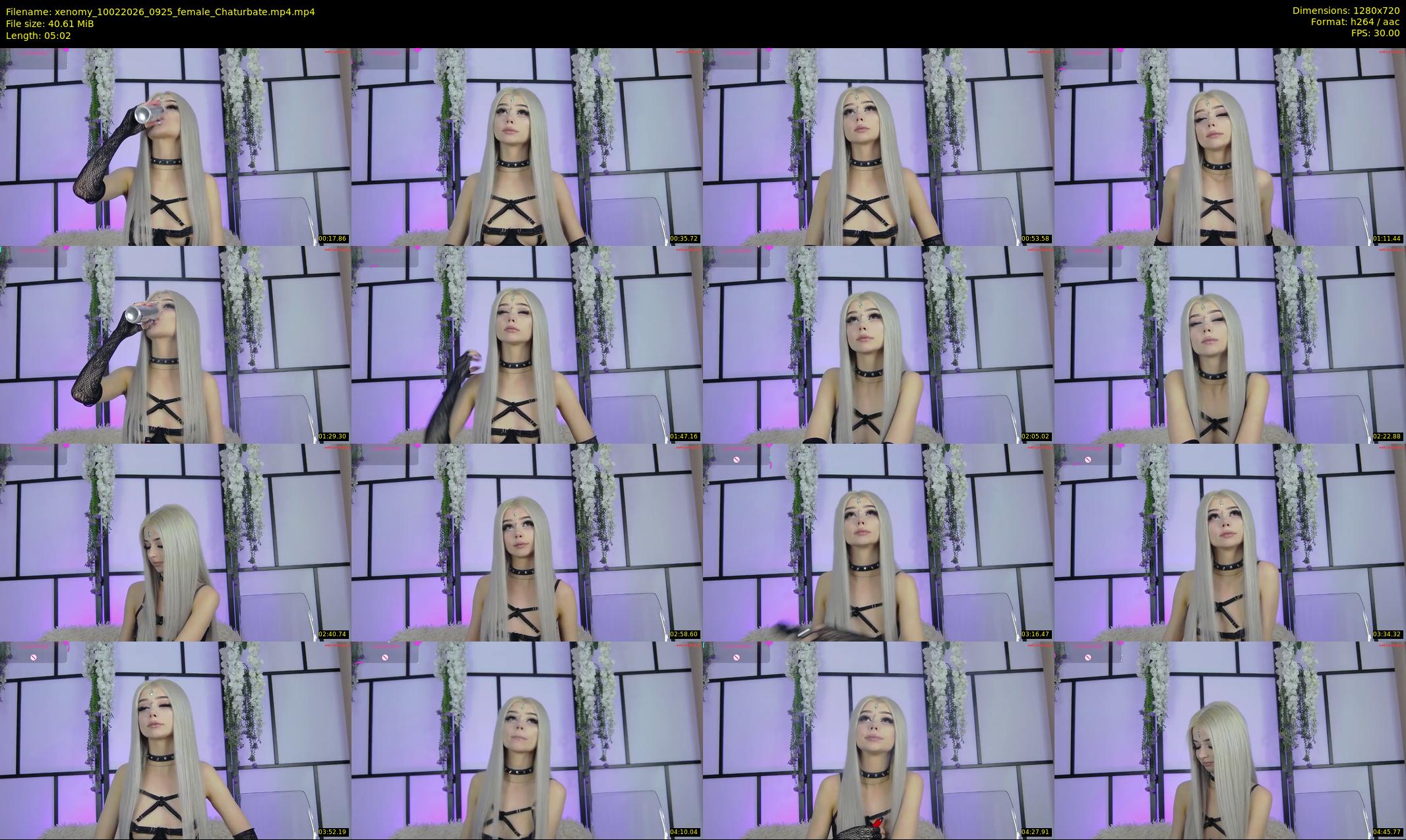 xenomy — 6 minute Chaturbate female cam show recording, 720p, Feb 10, 2026