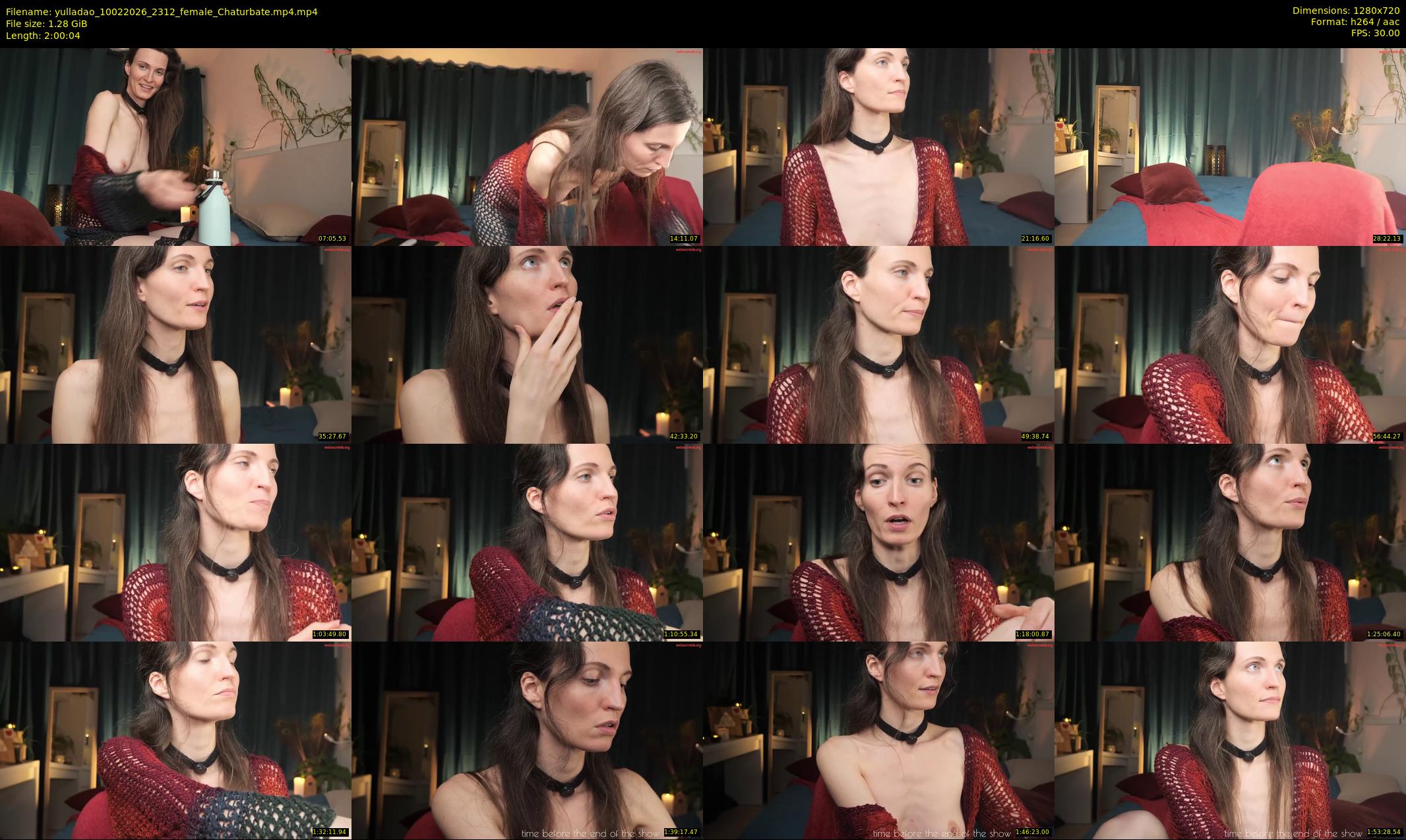 yulladao — 121 minute Chaturbate female cam show recording, 720p, Feb 10, 2026