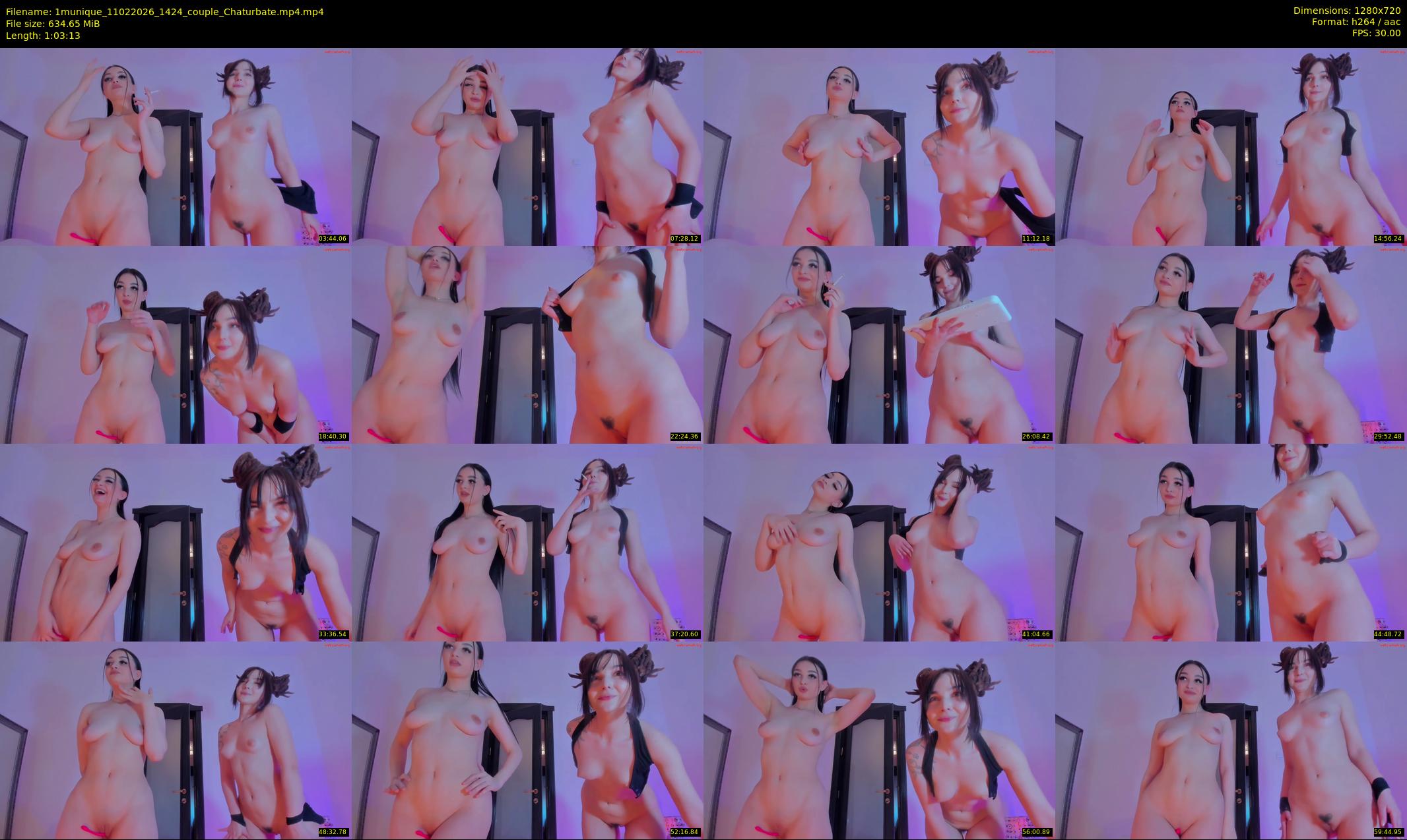 1munique — 64 minute Chaturbate female cam show recording, 720p, Feb 11, 2026