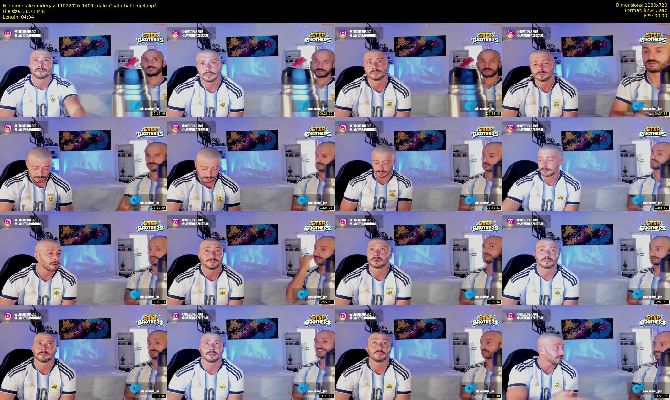 alexanderjaz — 5 minute Chaturbate male cam show recording, 720p, Feb 11, 2026