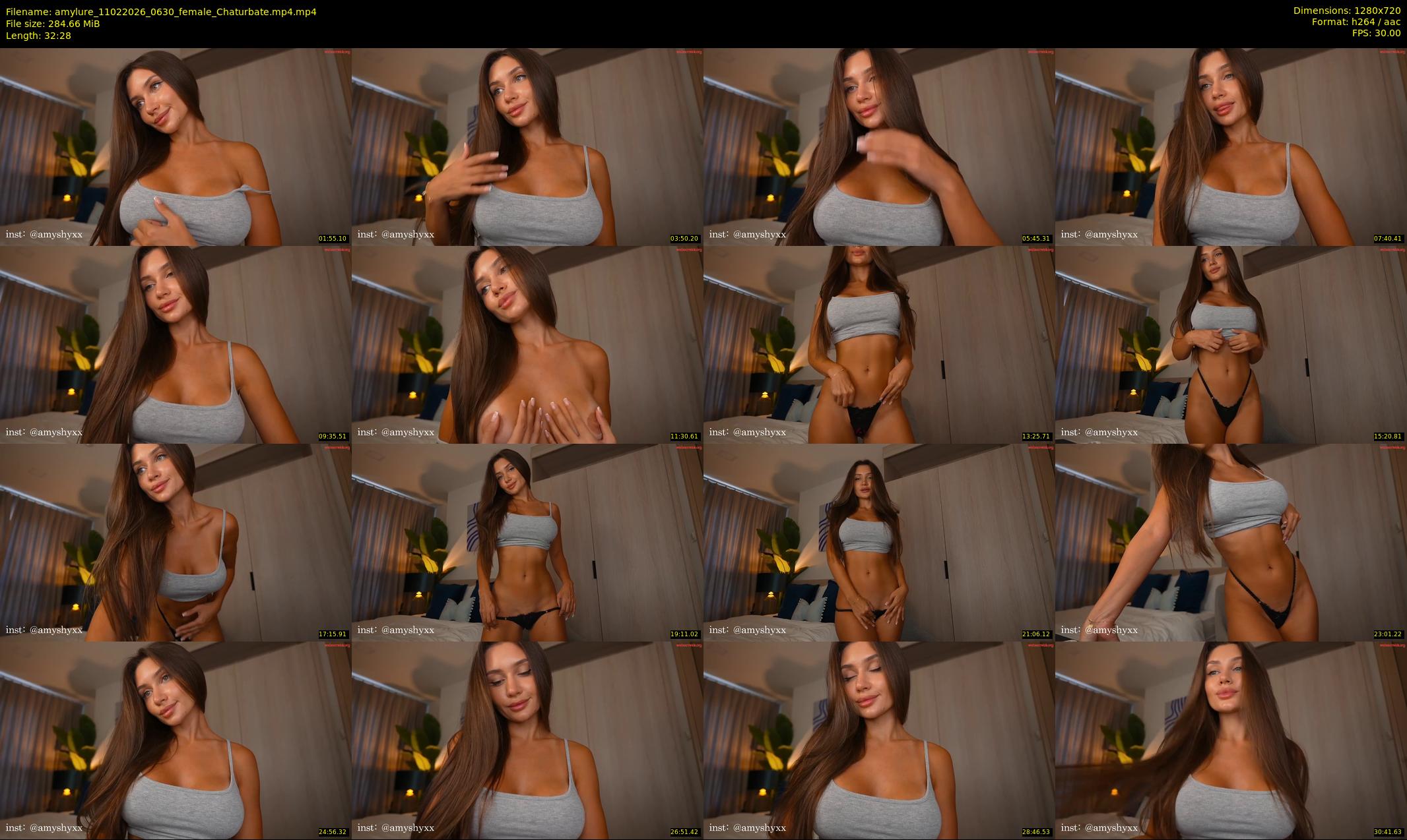 amylure — 33 minute Chaturbate female cam show recording, 720p, Feb 11, 2026