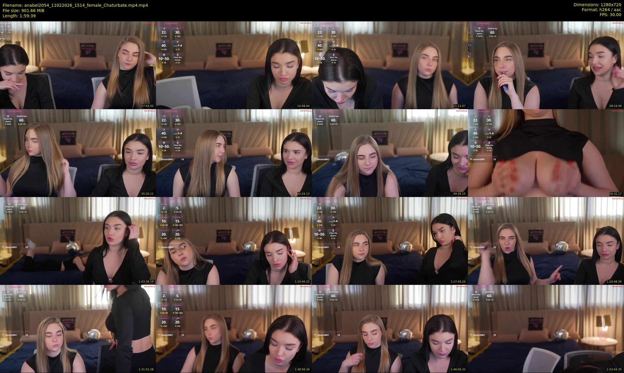 anabel2054 — 120 minute Chaturbate female cam show recording, 720p, Feb 11, 2026