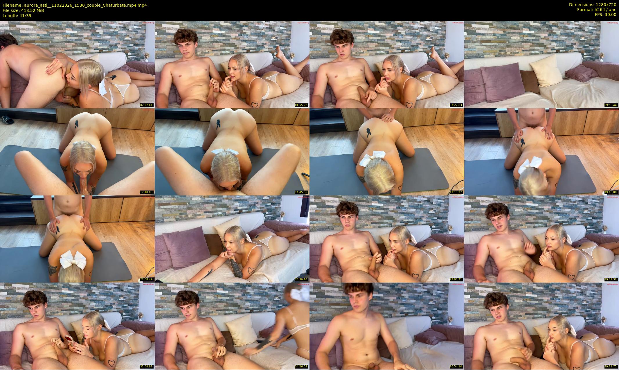 aurora_asti_ — 42 minute Chaturbate couple cam show recording, 720p, Feb 11, 2026