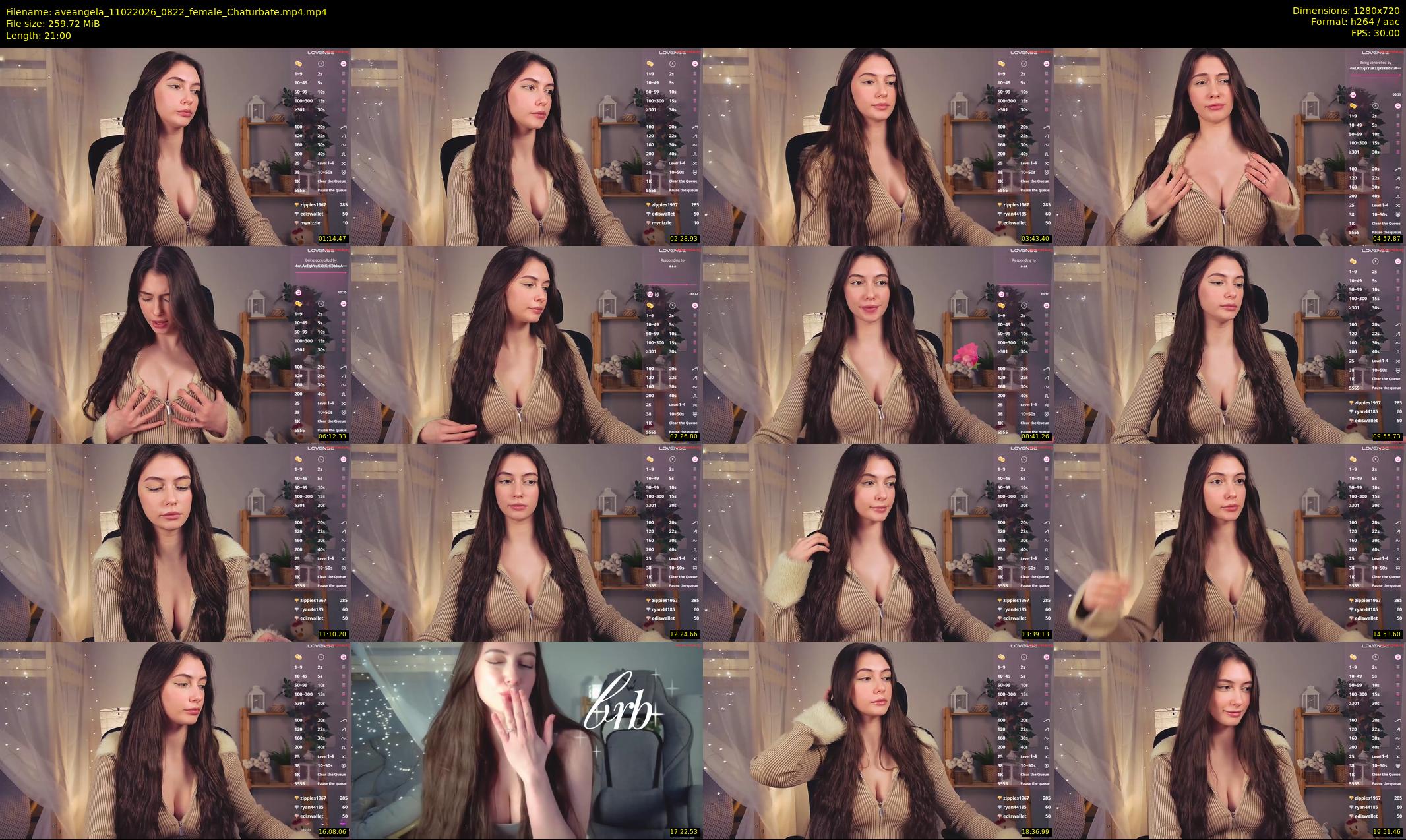 aveangela — 21 minute Chaturbate couple cam show recording, 720p, Feb 11, 2026