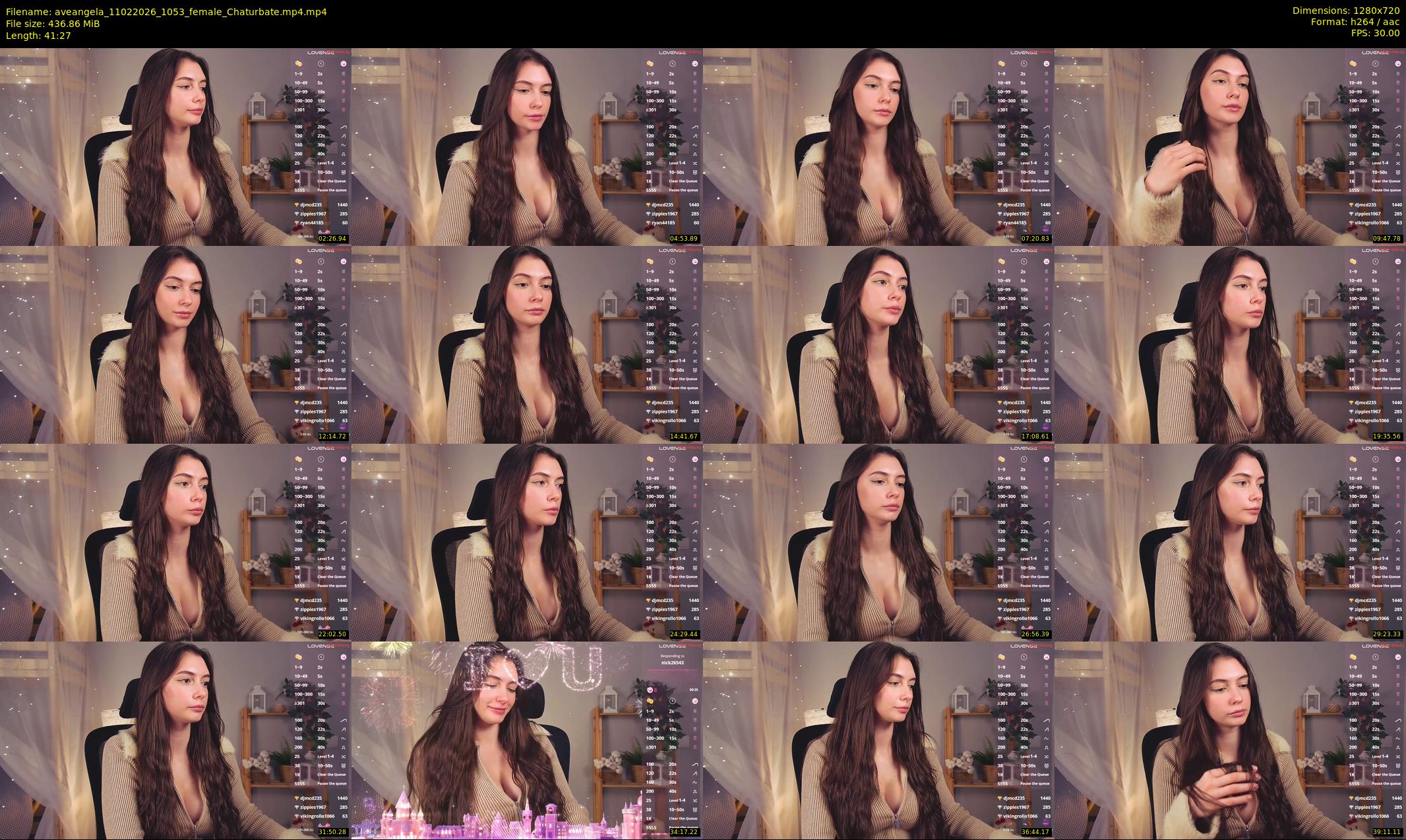 aveangela — 42 minute Chaturbate couple cam show recording, 720p, Feb 11, 2026