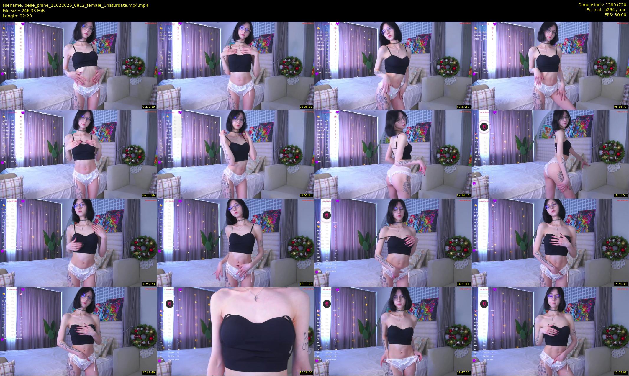 belle_phine — 23 minute Chaturbate female cam show recording, 720p, Feb 11, 2026