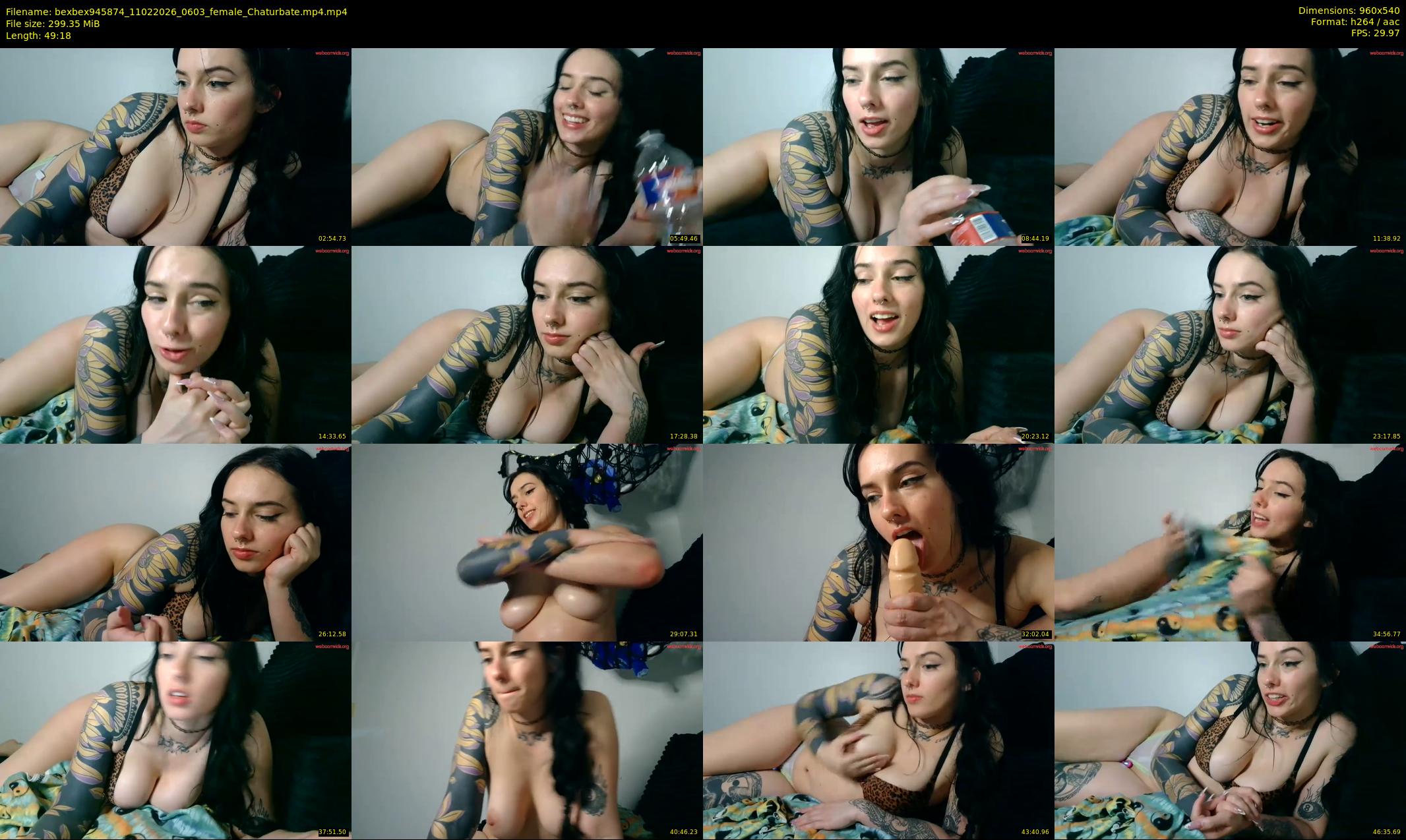bexbex945874 — 50 minute Chaturbate female cam show recording, 480p, Feb 11, 2026