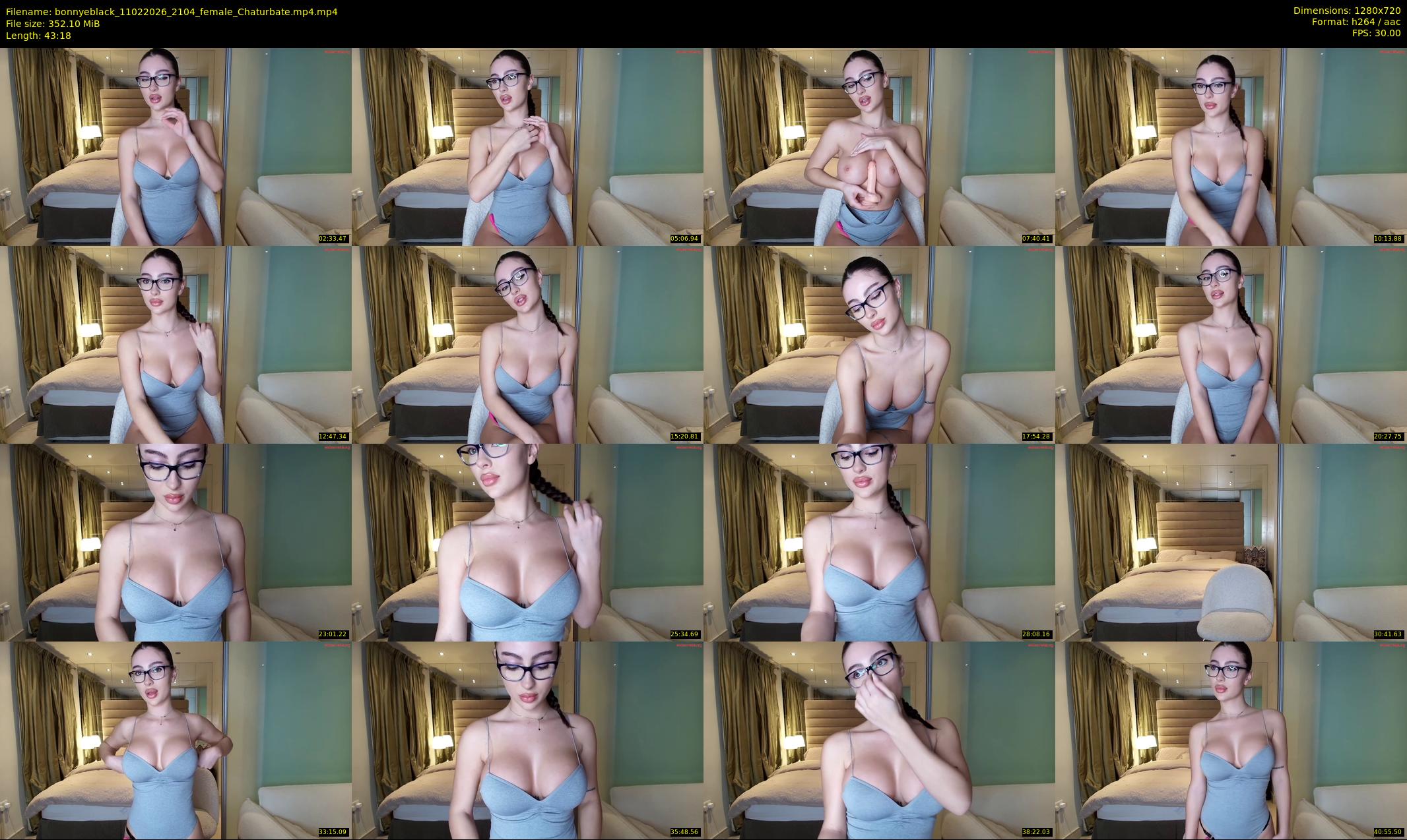 bonnyeblack — 44 minute Chaturbate female cam show recording, 720p, Feb 11, 2026